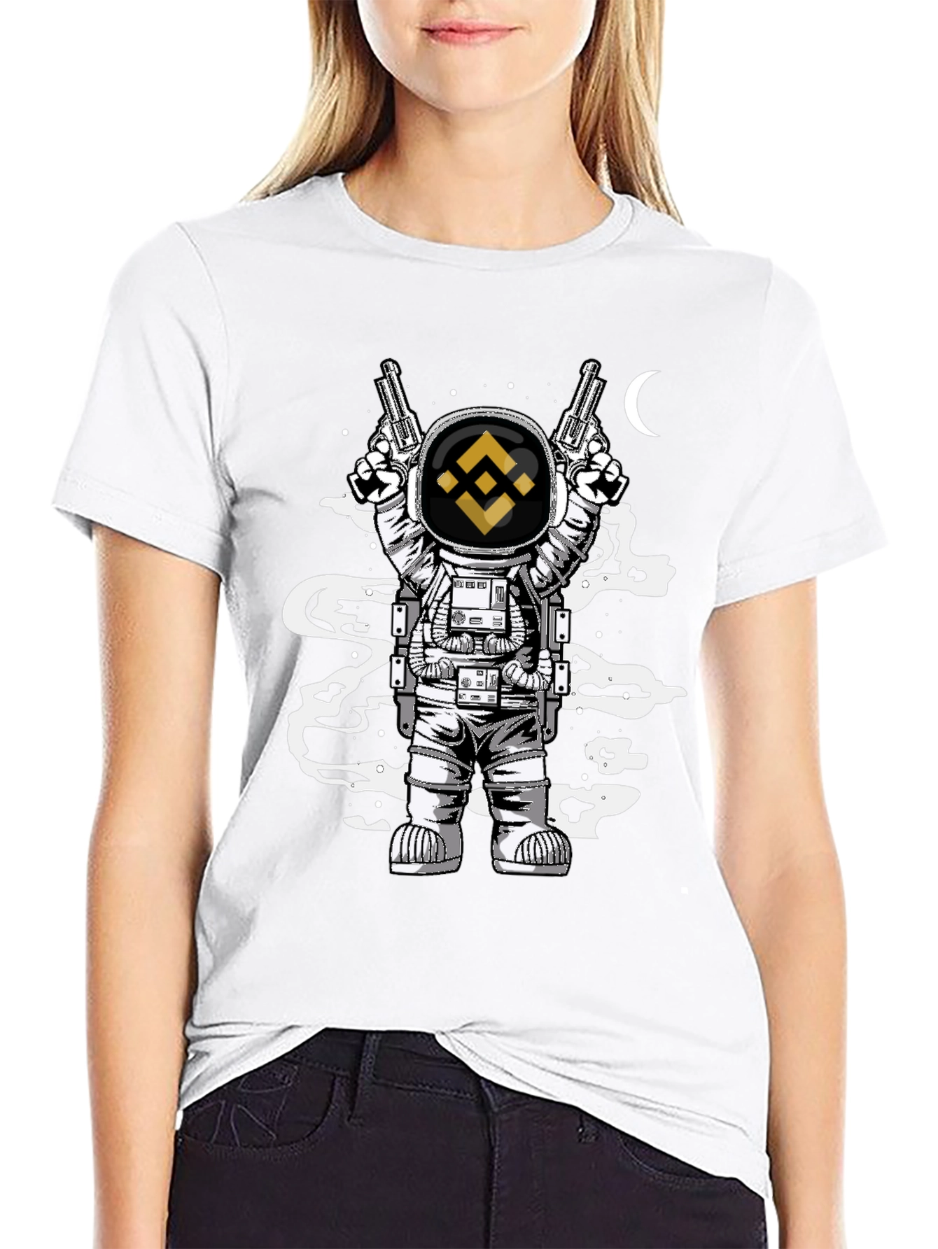 Crypto Astronaut T-Shirt - Binance Edition