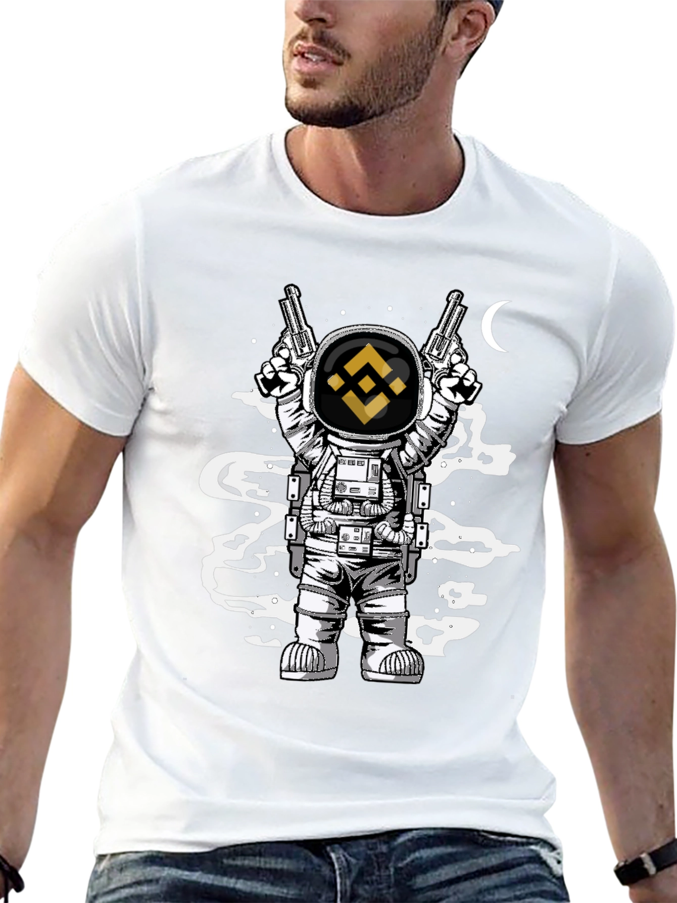 Crypto Astronaut T-Shirt - Binance Edition