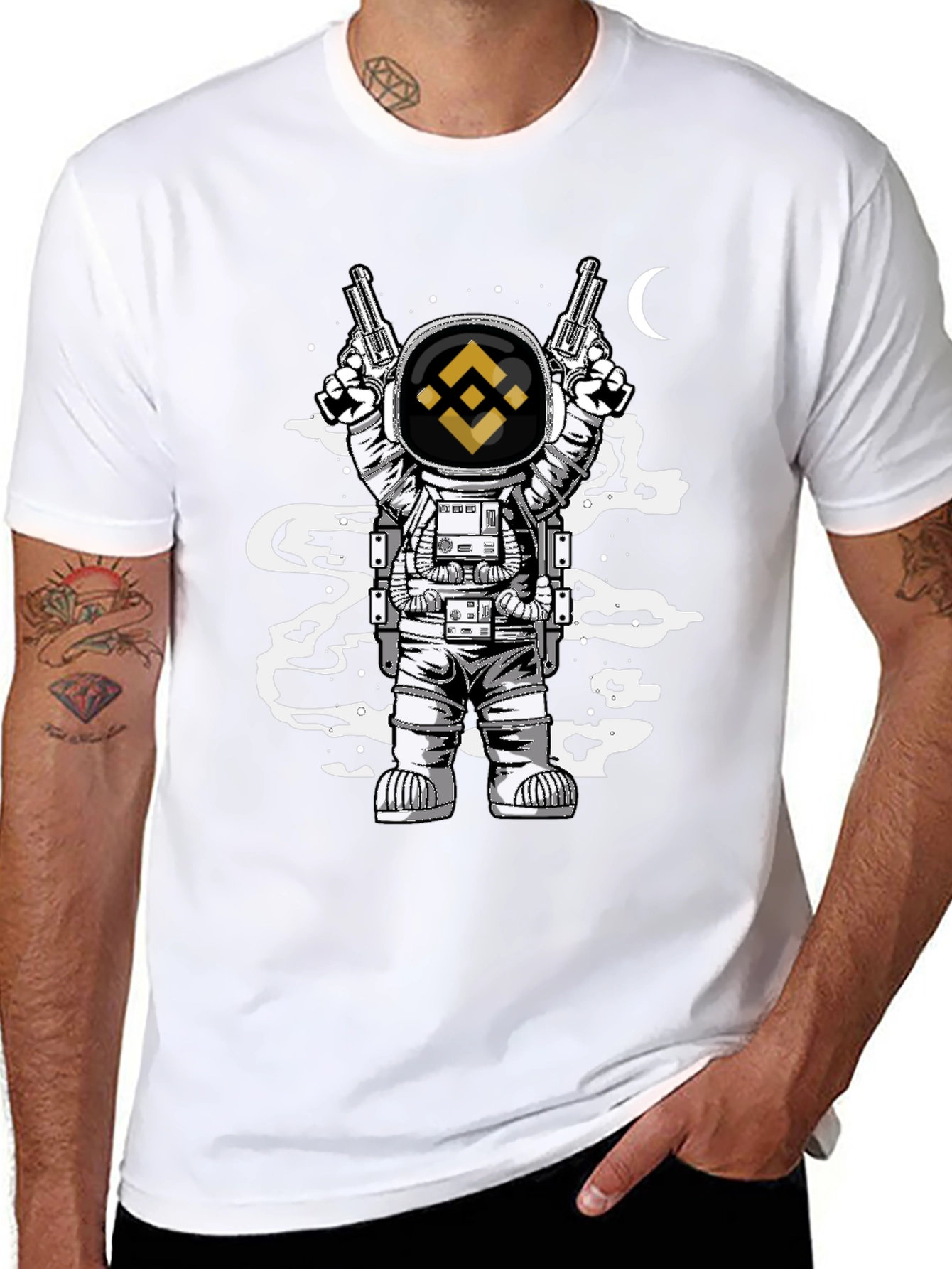 Crypto Astronaut T-Shirt - Binance Edition