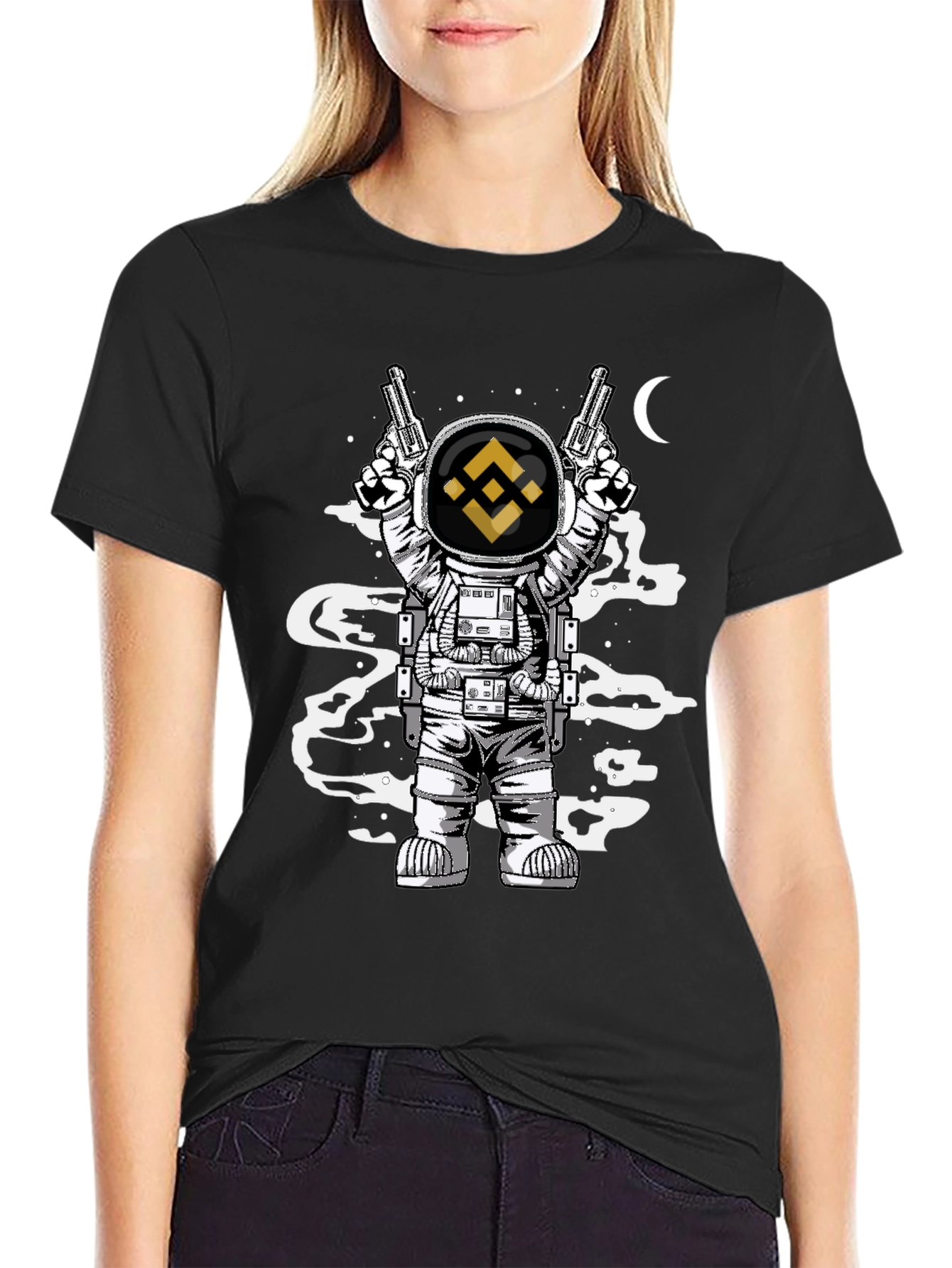 Crypto Astronaut T-Shirt - Binance Edition