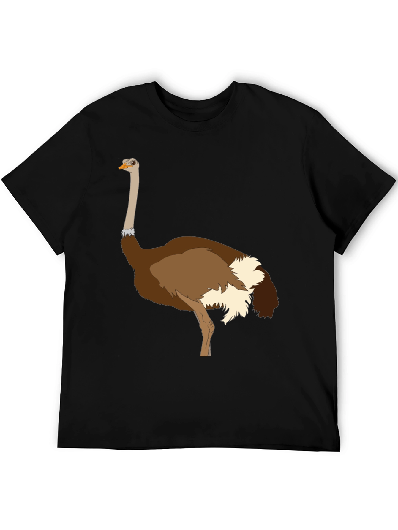 Ostrich Graphic Tee - Unique Bird Design