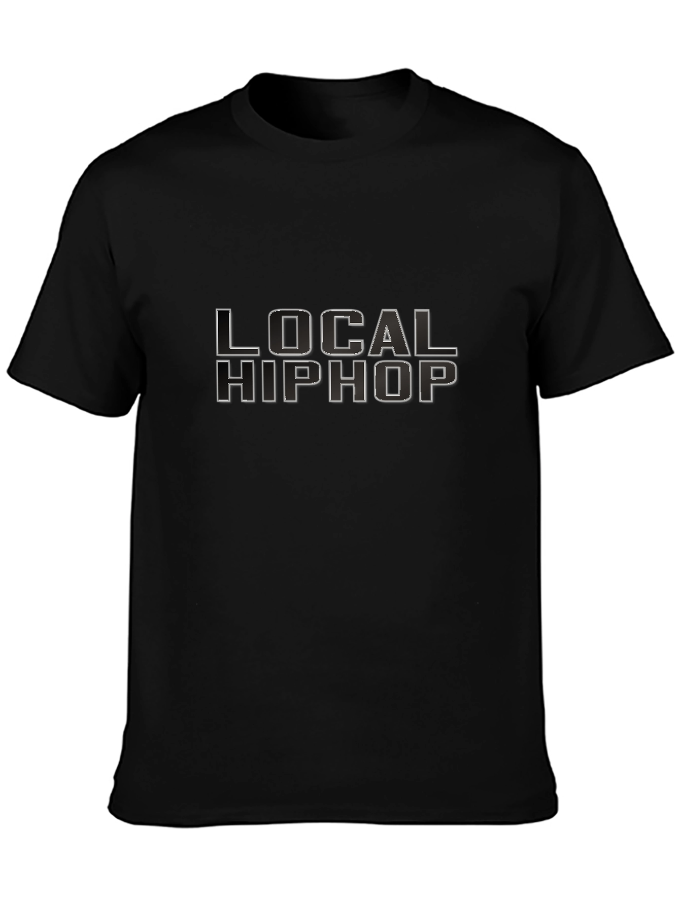 Local HipHop Graphic Tee - Black