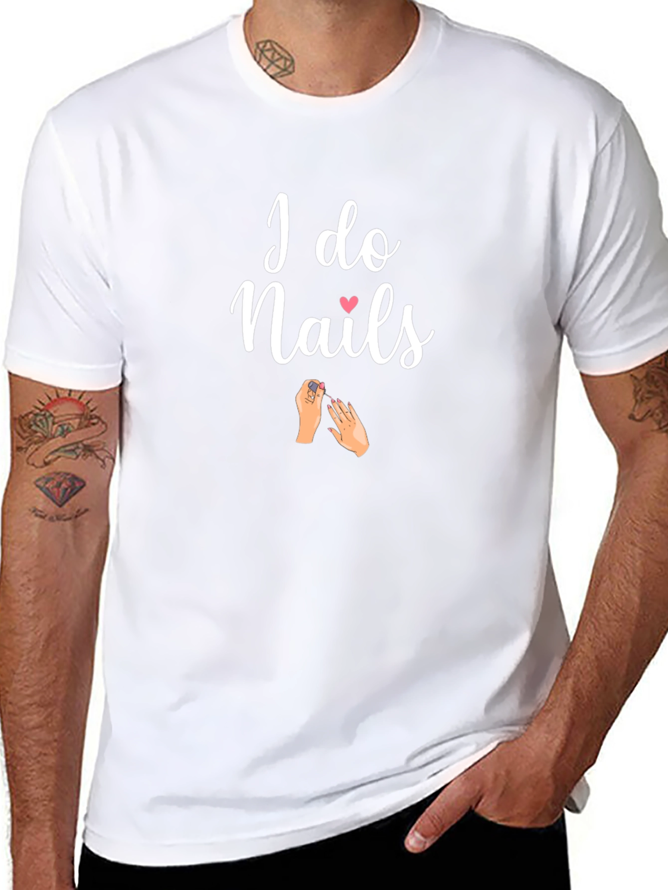 I Do Nails T-Shirt - Black