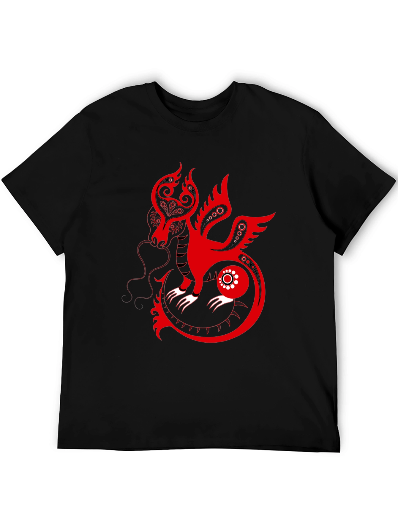 Red Dragon Graphic Print Tee