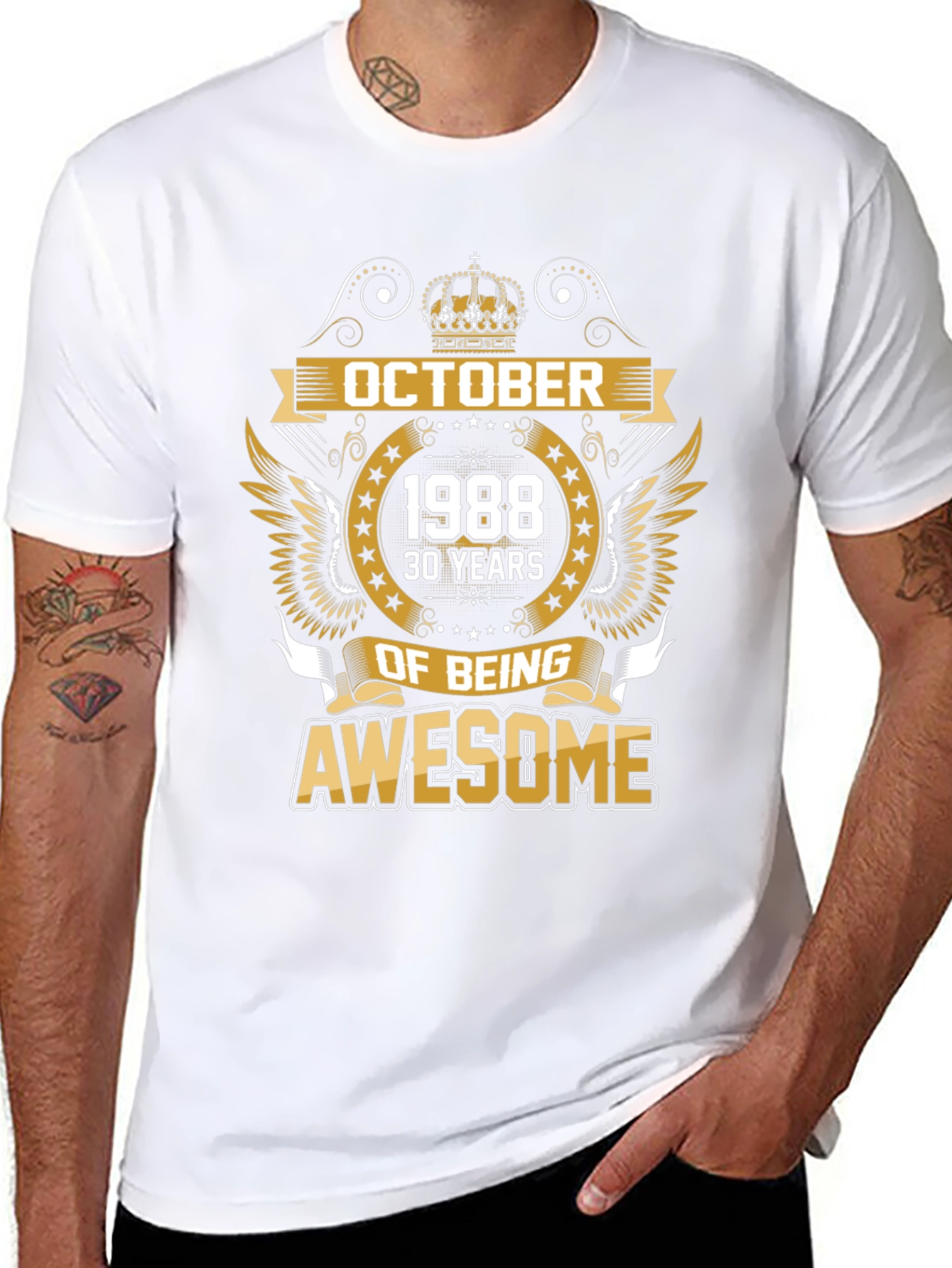 October 1988 30 Years of Being Awesome T-Shirt