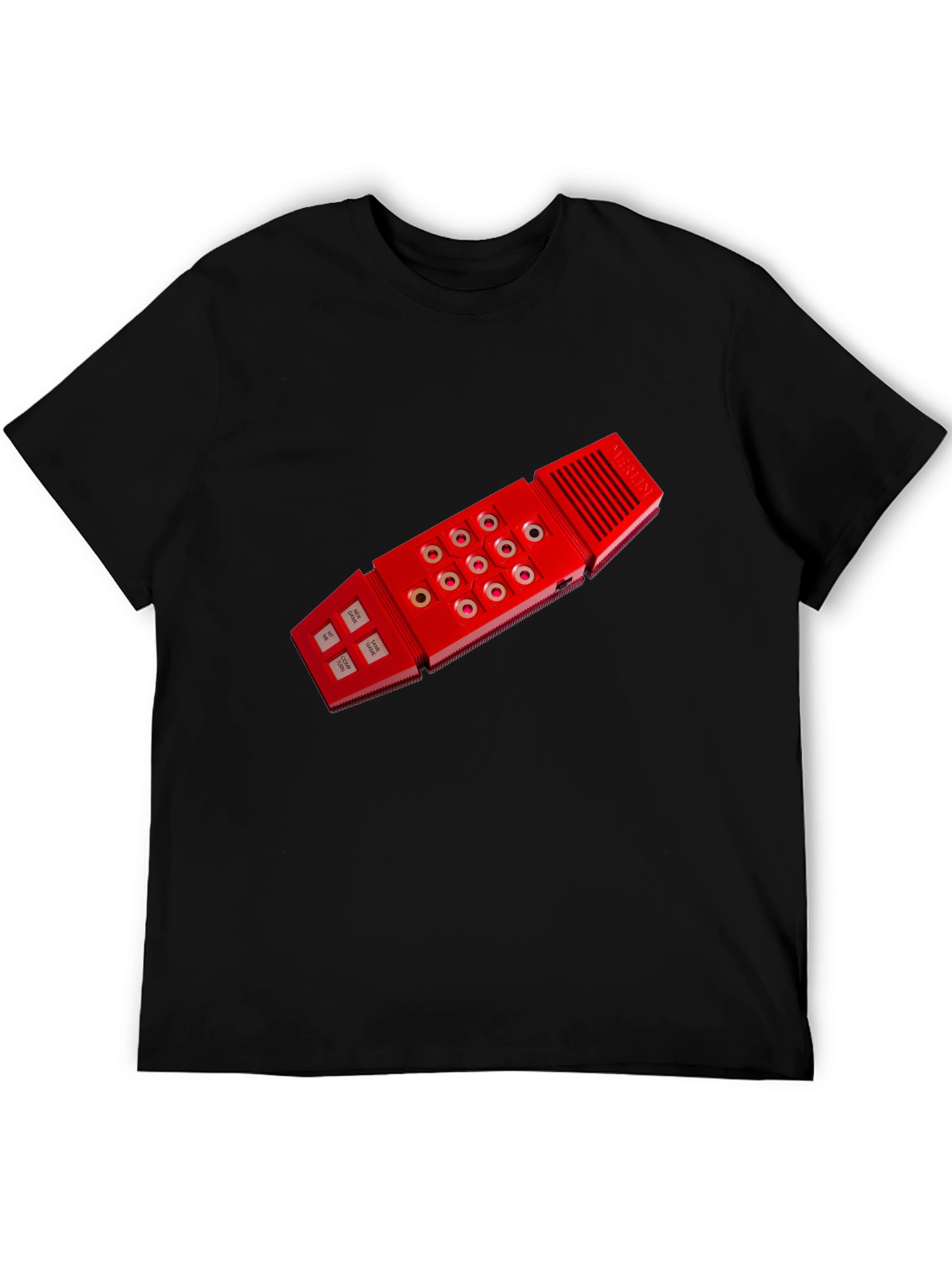 Retro Cassette Player T-Shirt - Black