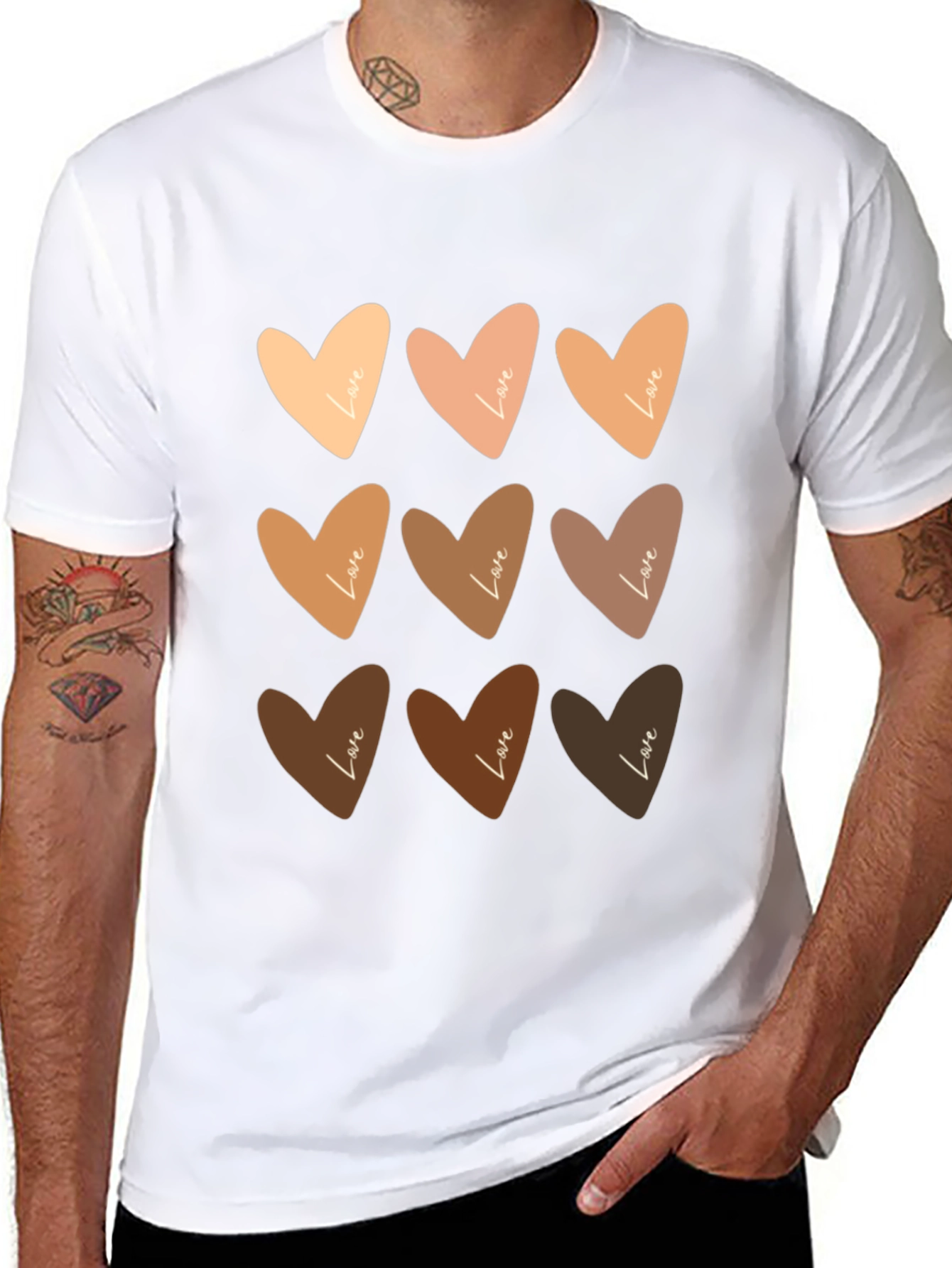 Diversity Love Heart T-Shirt