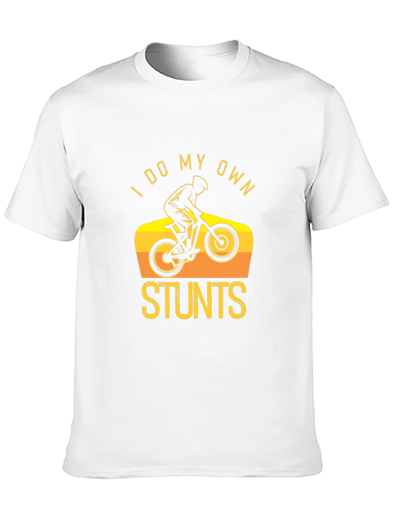 I Do My Own Stunts Black T-Shirt