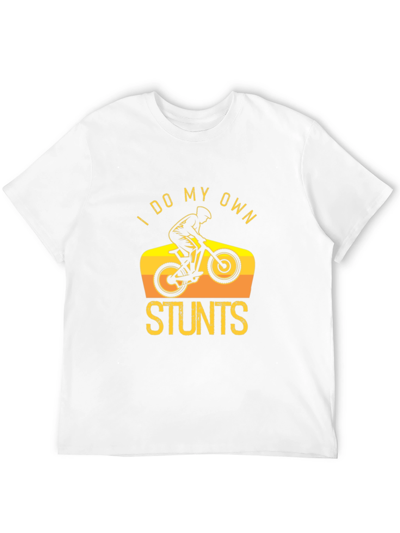I Do My Own Stunts Black T-Shirt