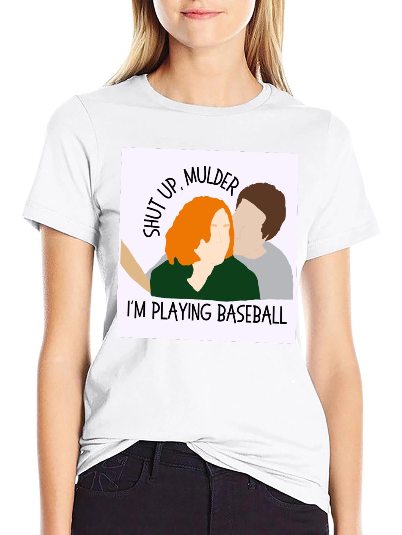 Shut Up Mulder! Baseball T-Shirt