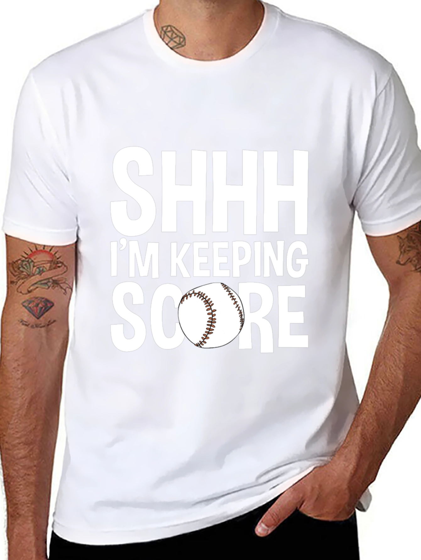 Baseball Score Keeper Graphic Tee