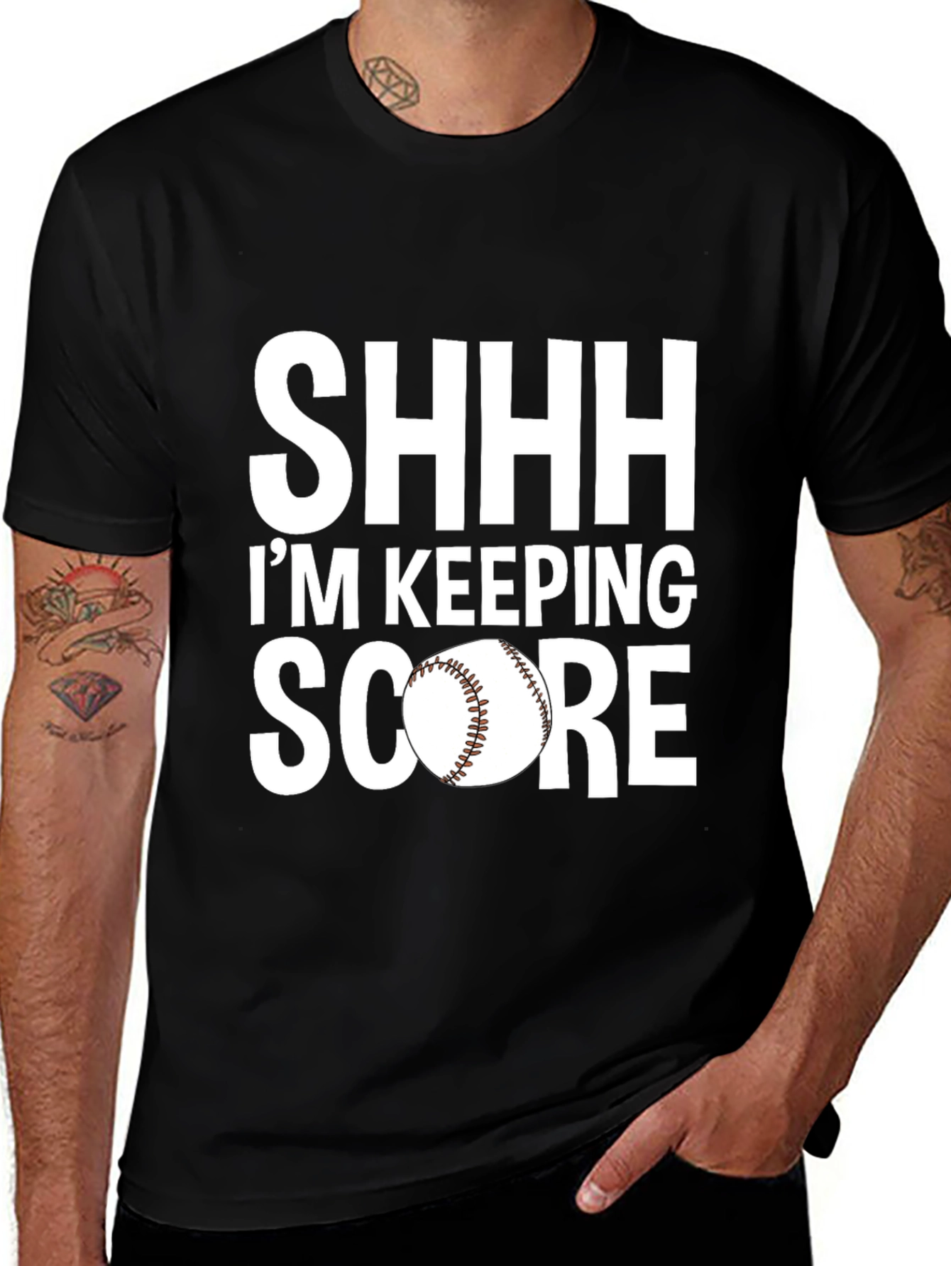 Baseball Score Keeper Graphic Tee