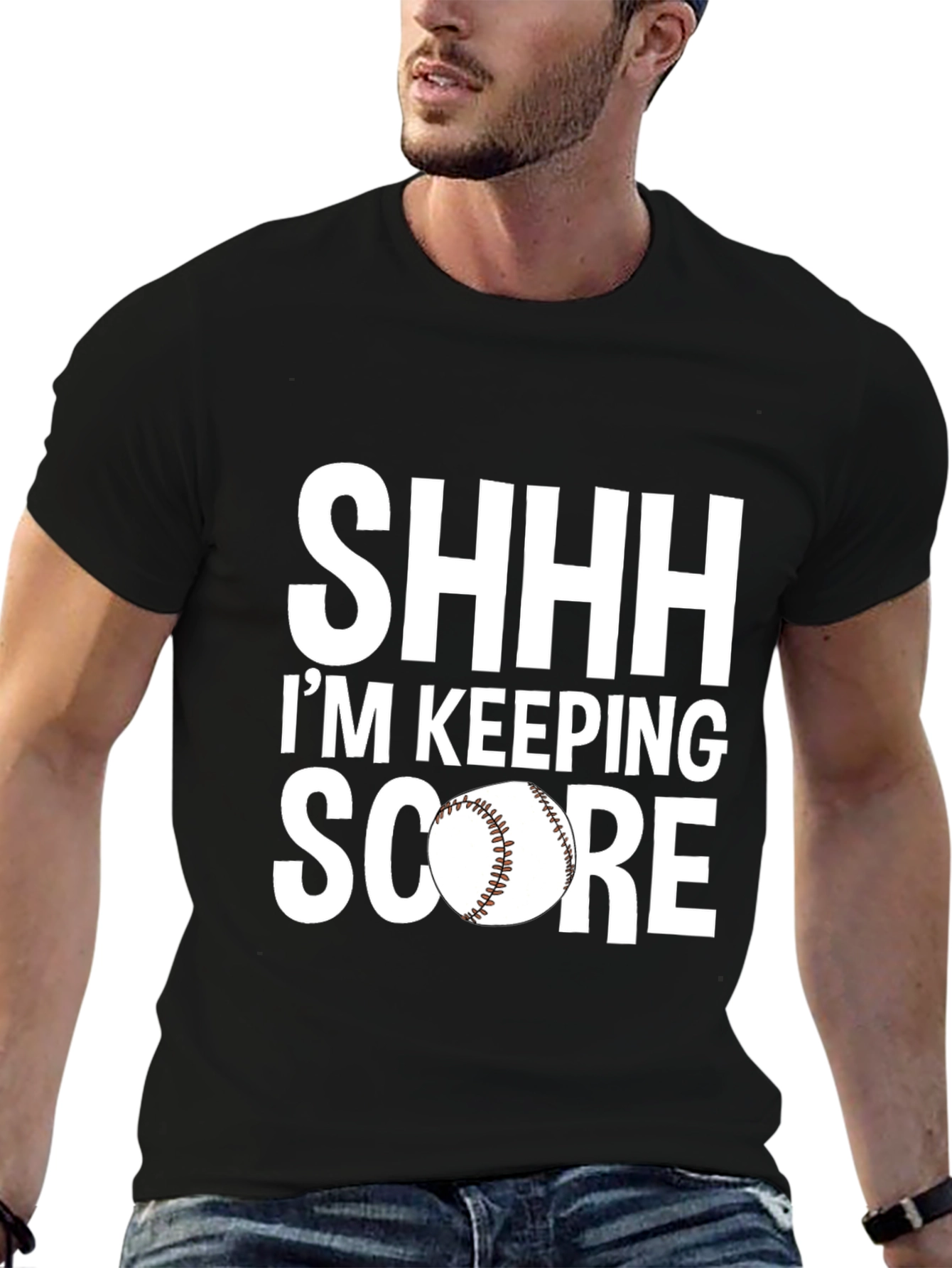 Baseball Score Keeper Graphic Tee
