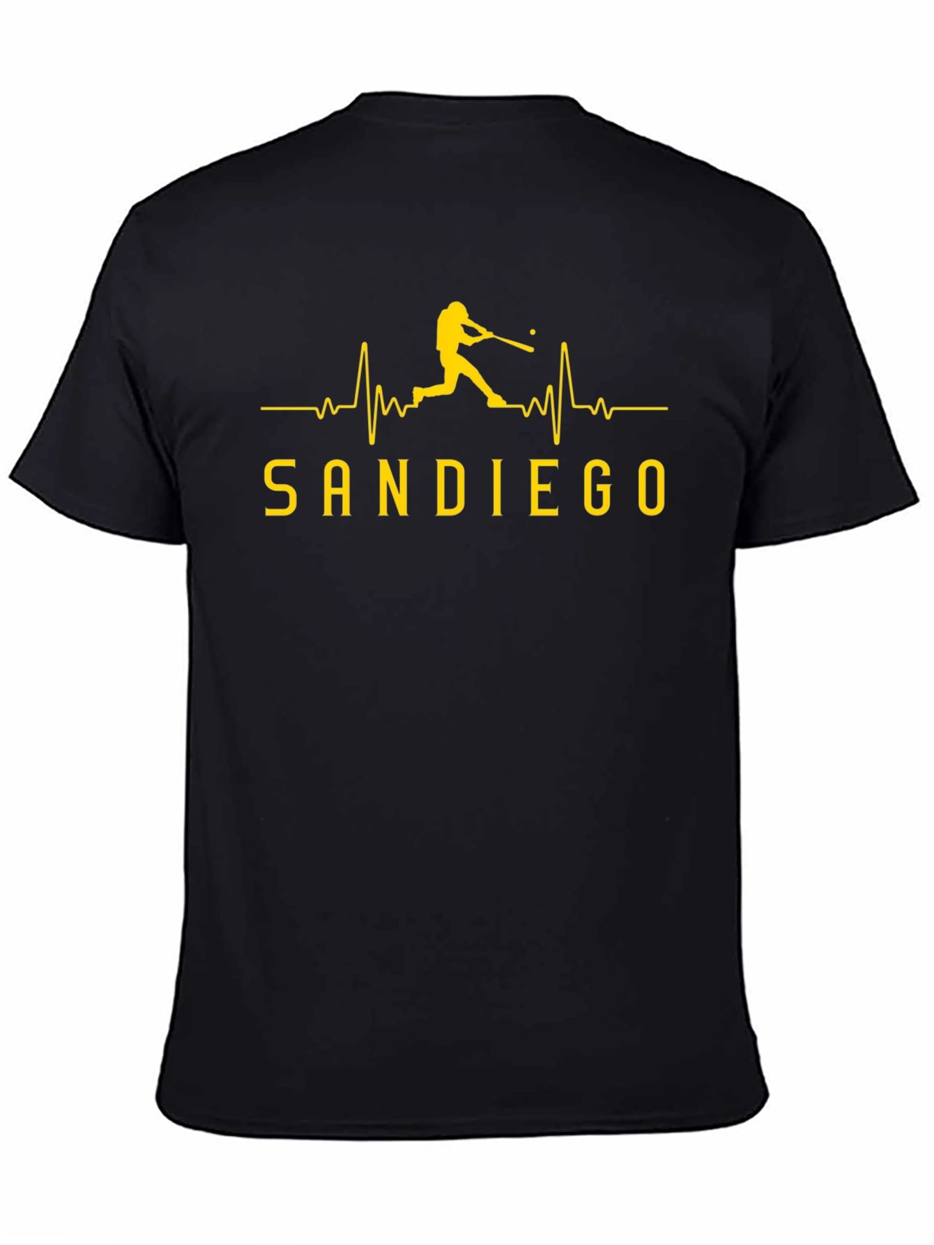 San Diego Baseball Heartbeat T-Shirt