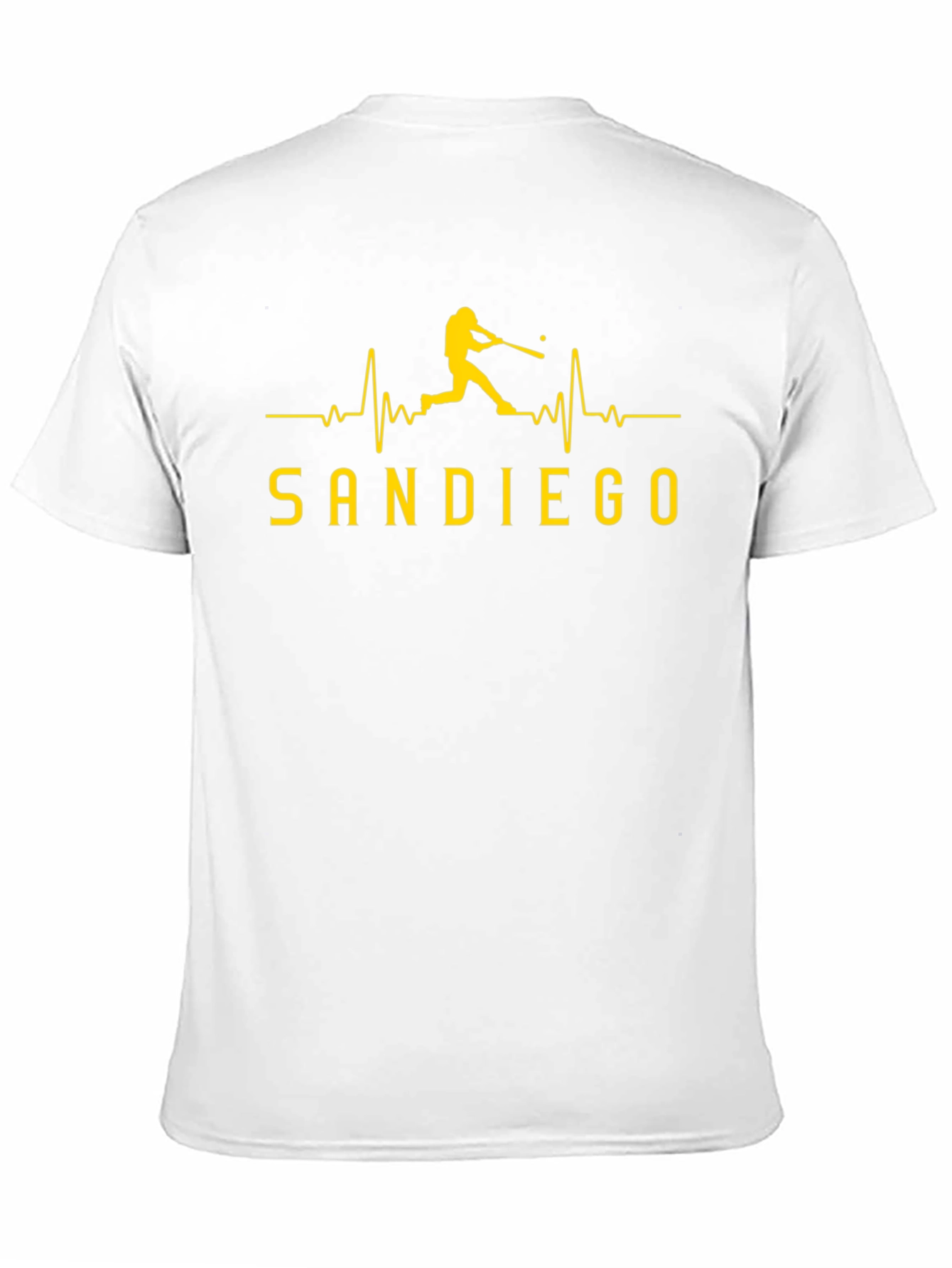 San Diego Baseball Heartbeat T-Shirt