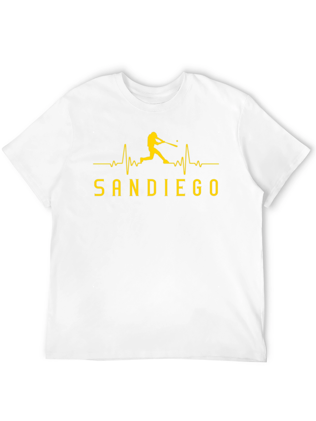 San Diego Baseball Heartbeat T-Shirt