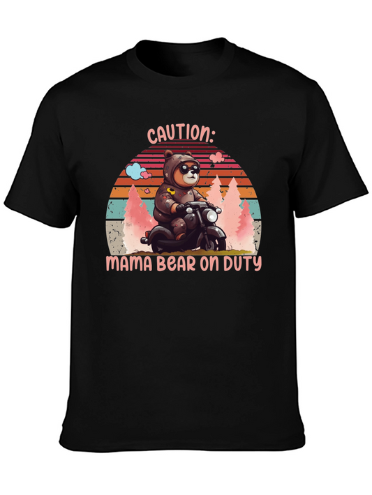 Mama Bear On Duty Graphic Tee