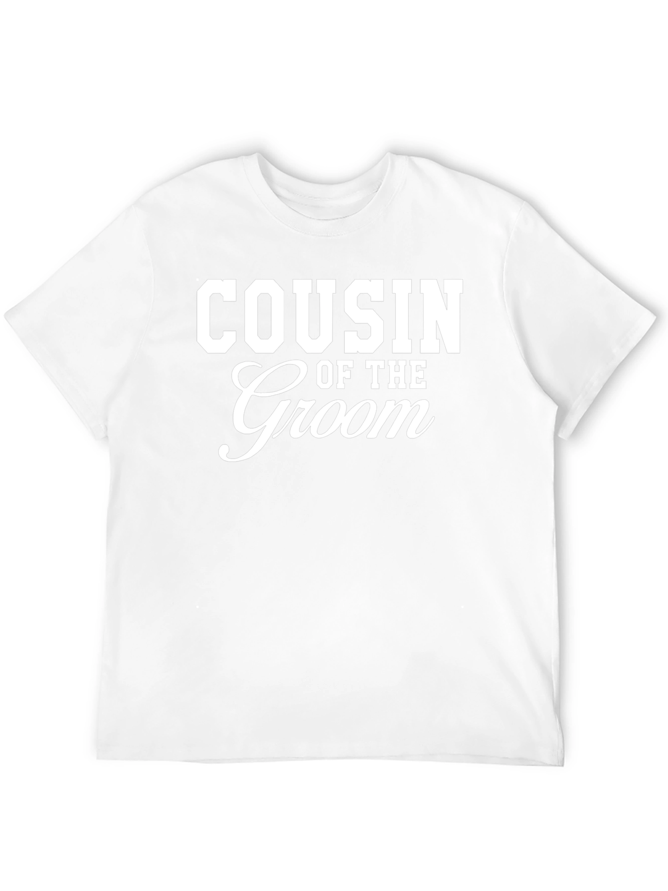 Cousin of the Groom Black T-Shirt