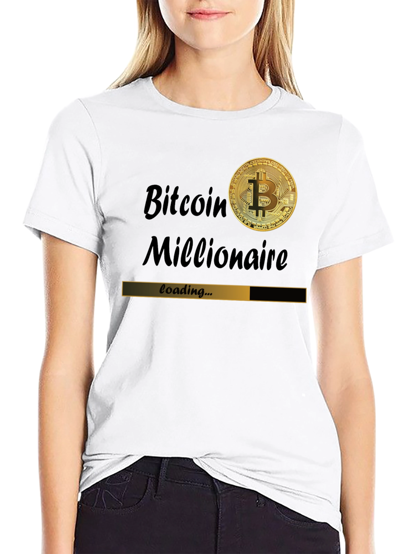 Bitcoin Millionaire Loading T-Shirt