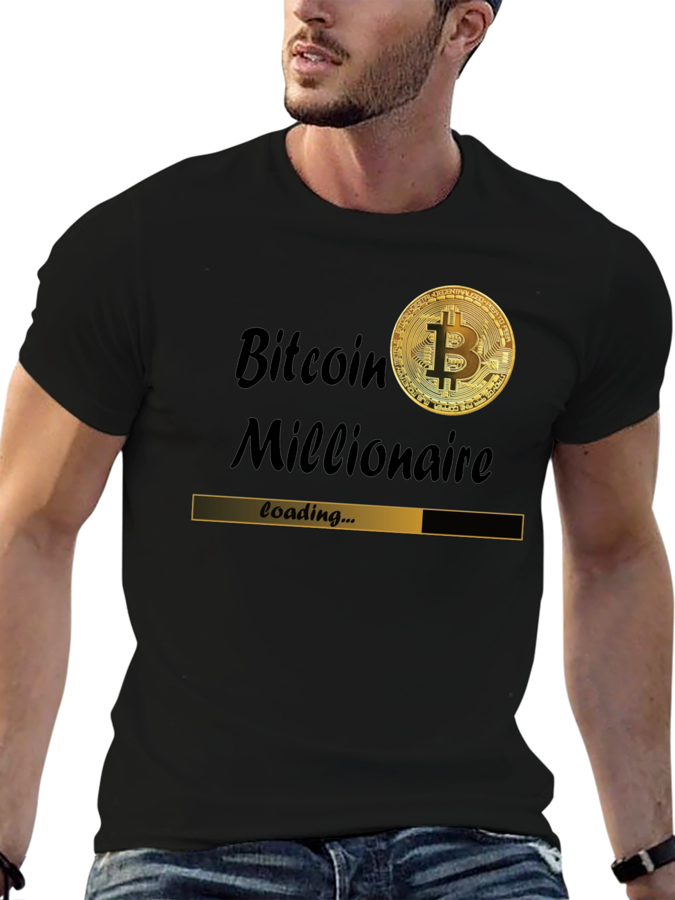 Bitcoin Millionaire Loading T-Shirt