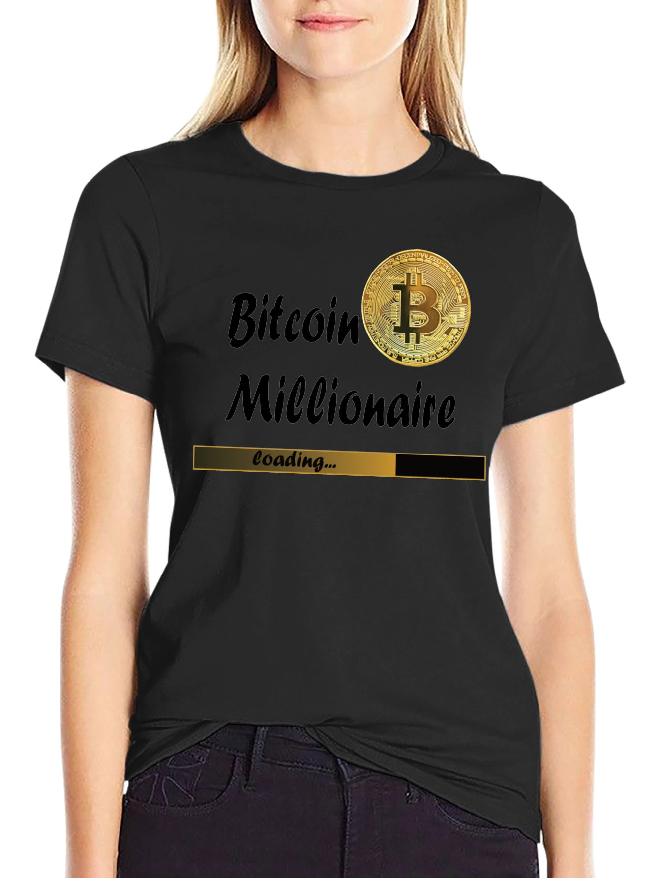 Bitcoin Millionaire Loading T-Shirt