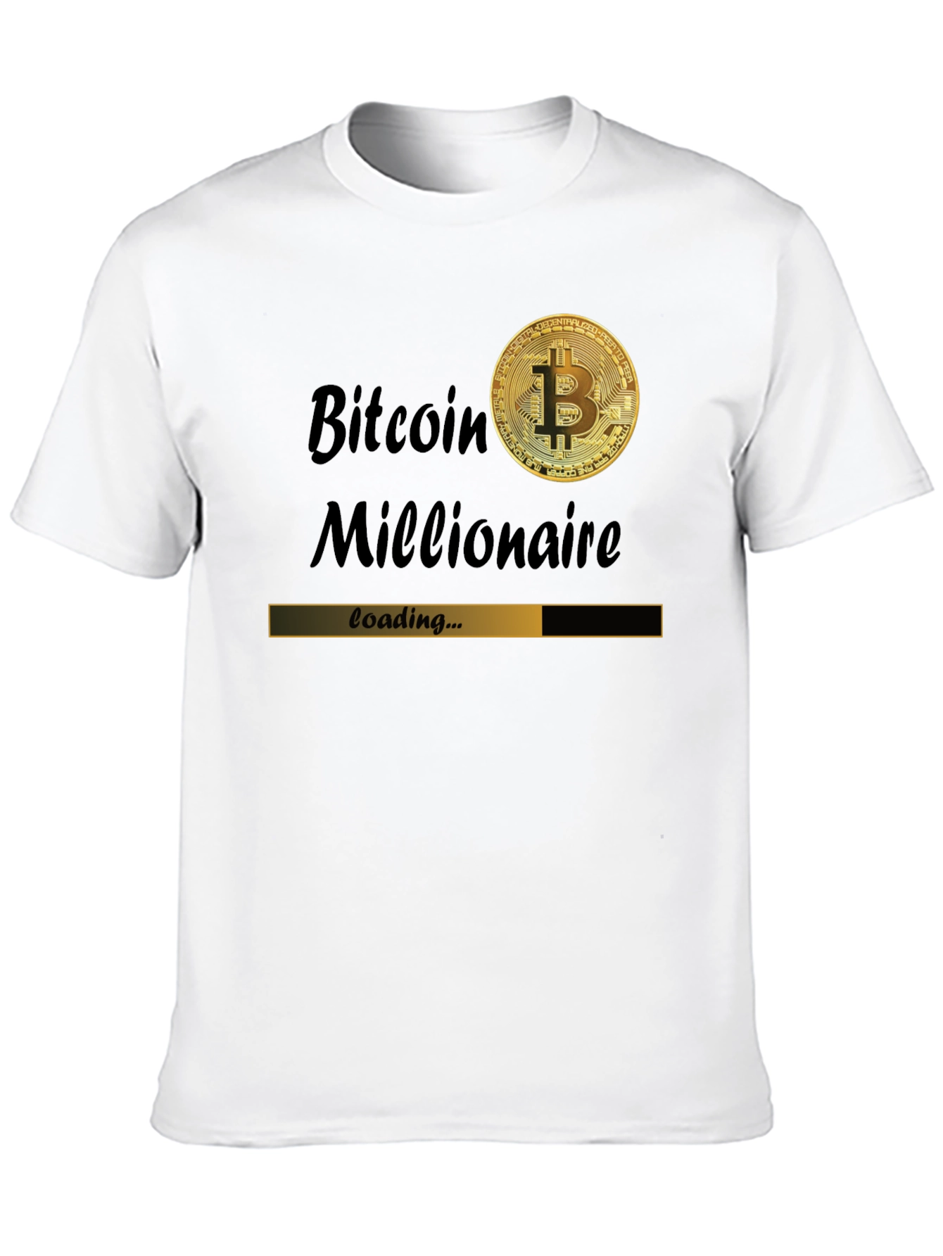 Bitcoin Millionaire Loading T-Shirt