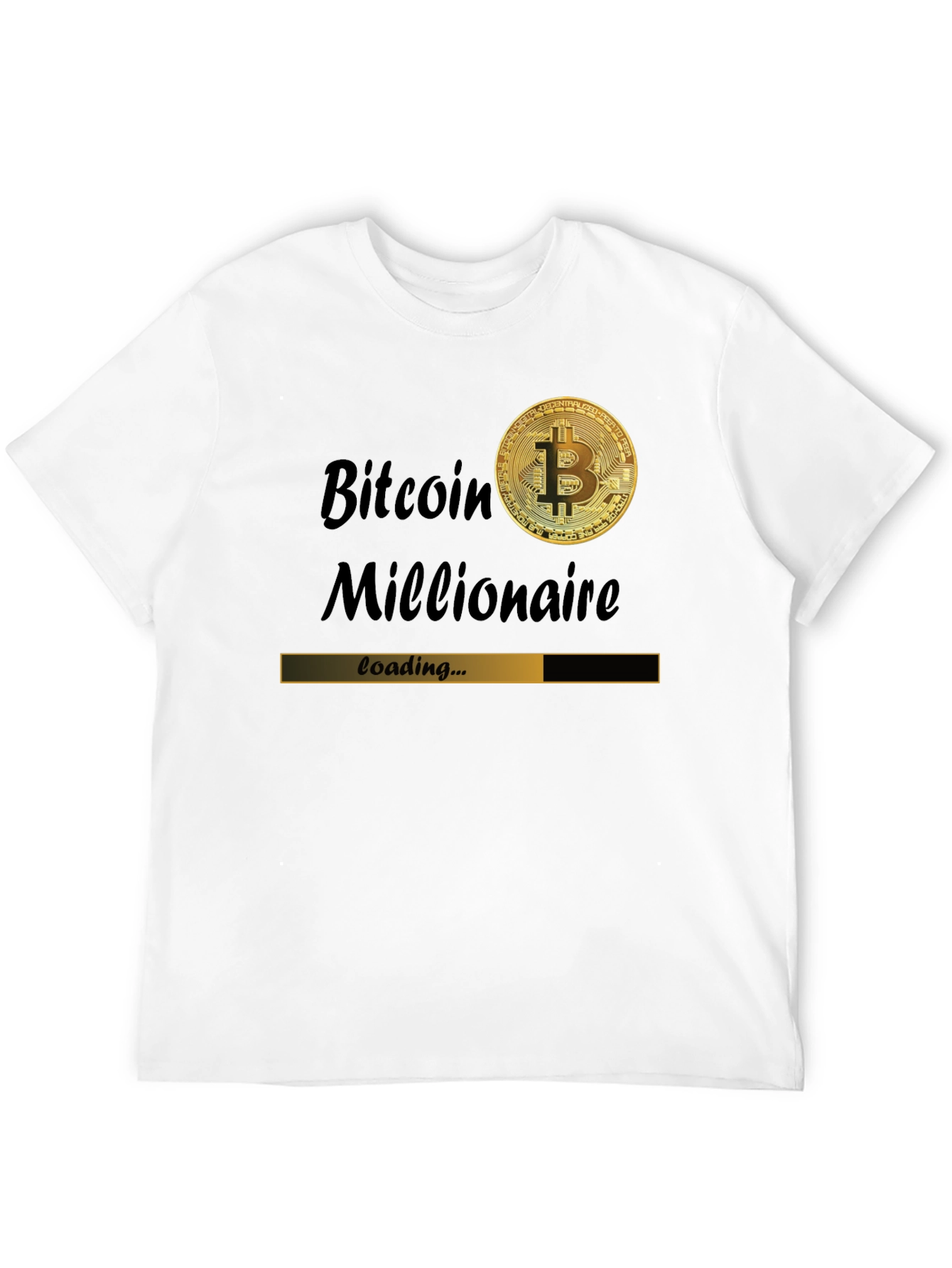 Bitcoin Millionaire Loading T-Shirt
