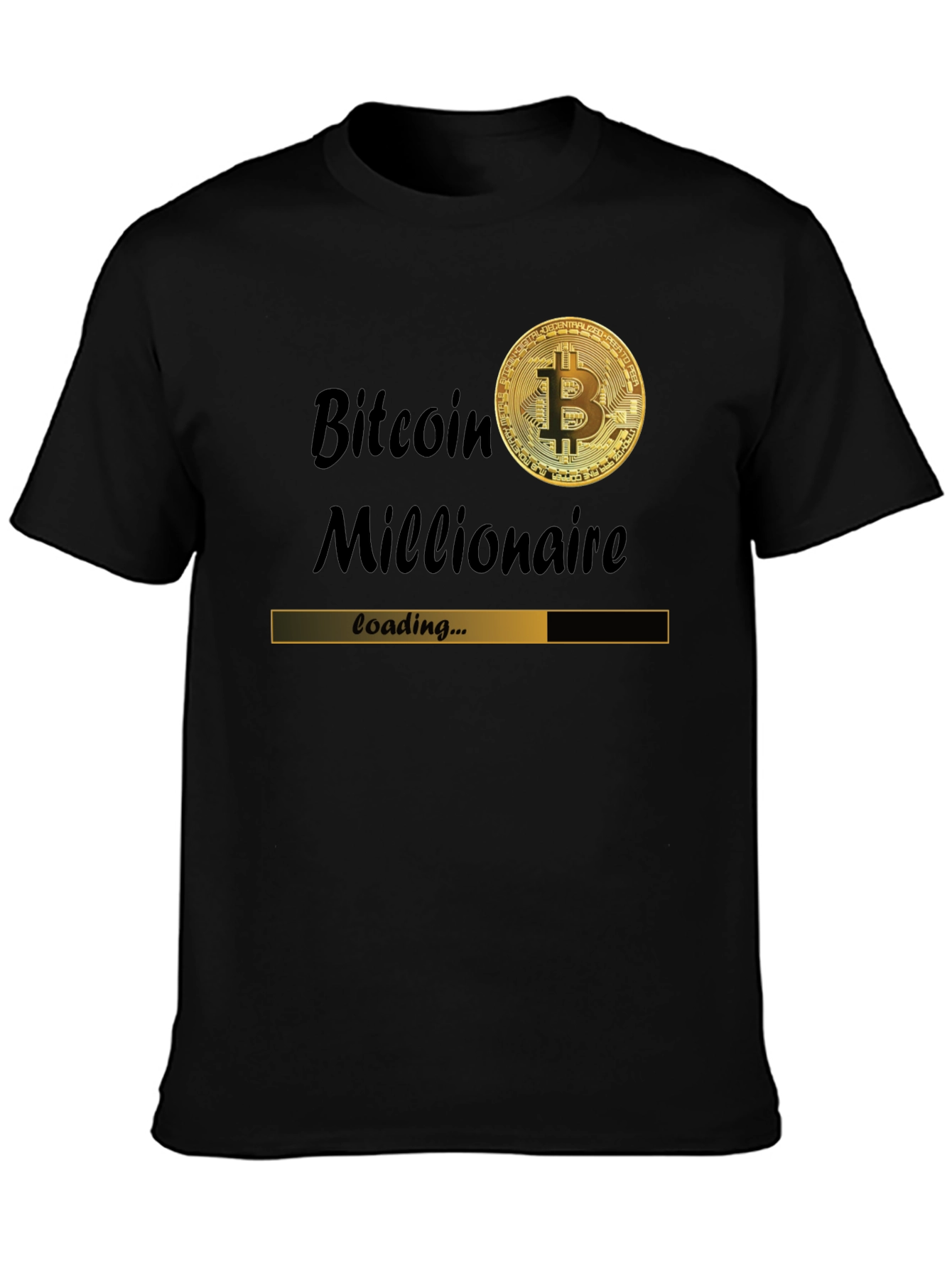 Bitcoin Millionaire Loading T-Shirt
