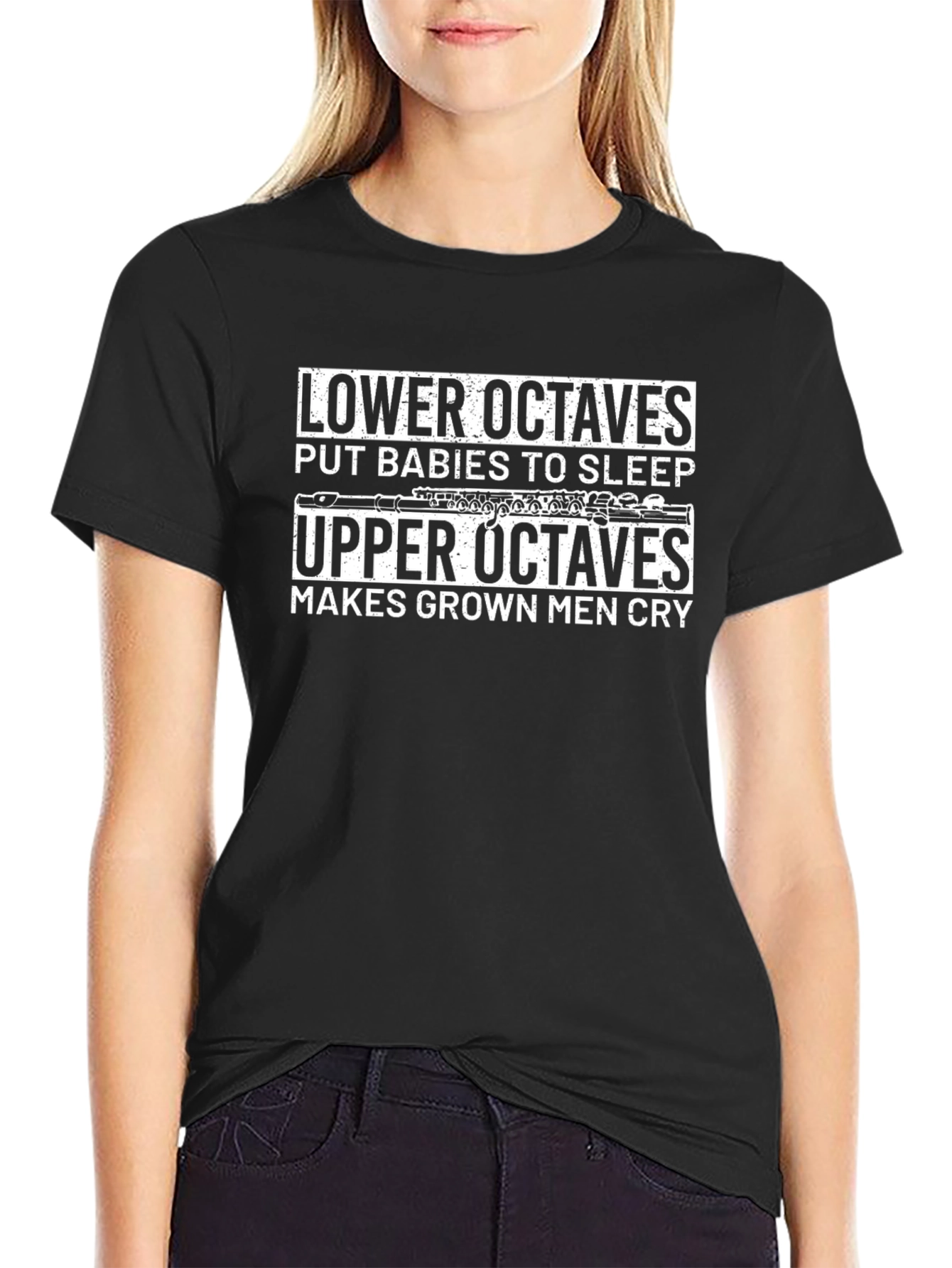 Music Lover T-Shirt: Lower & Upper Octaves Design