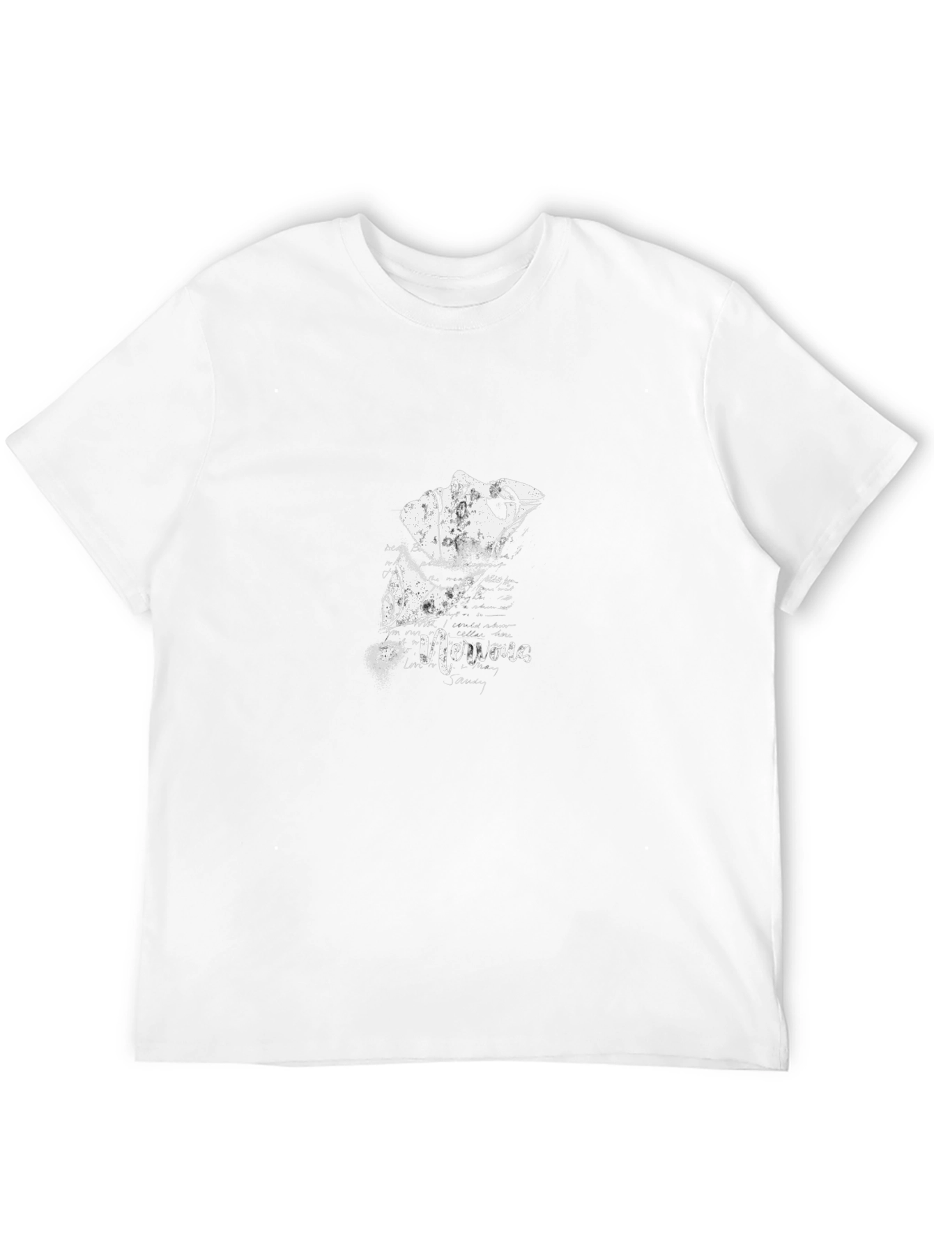 Nervous Graphic Print Black T-Shirt