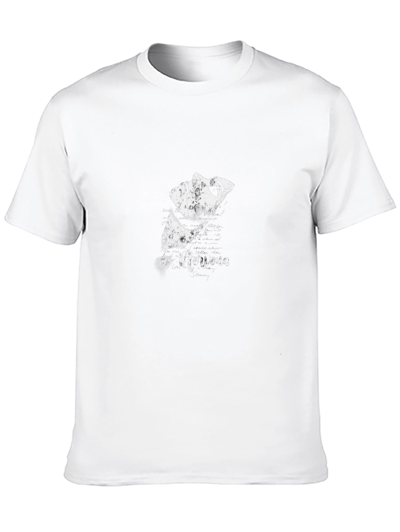 Nervous Graphic Print Black T-Shirt