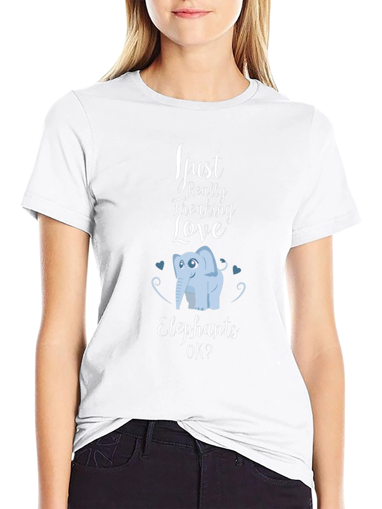 Elephant Lover T-Shirt - Cute Animal Graphic Tee