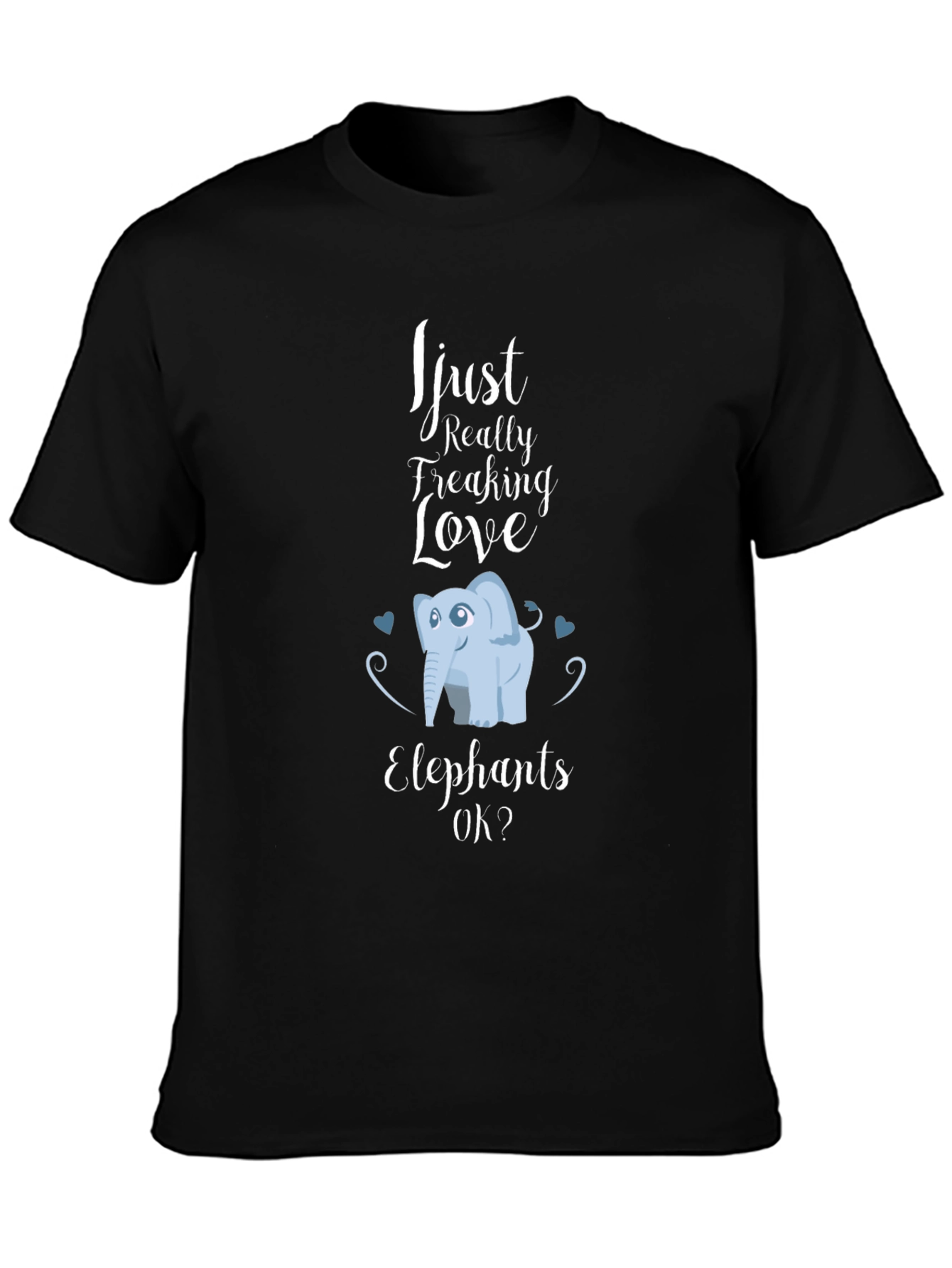 Elephant Lover T-Shirt - Cute Animal Graphic Tee