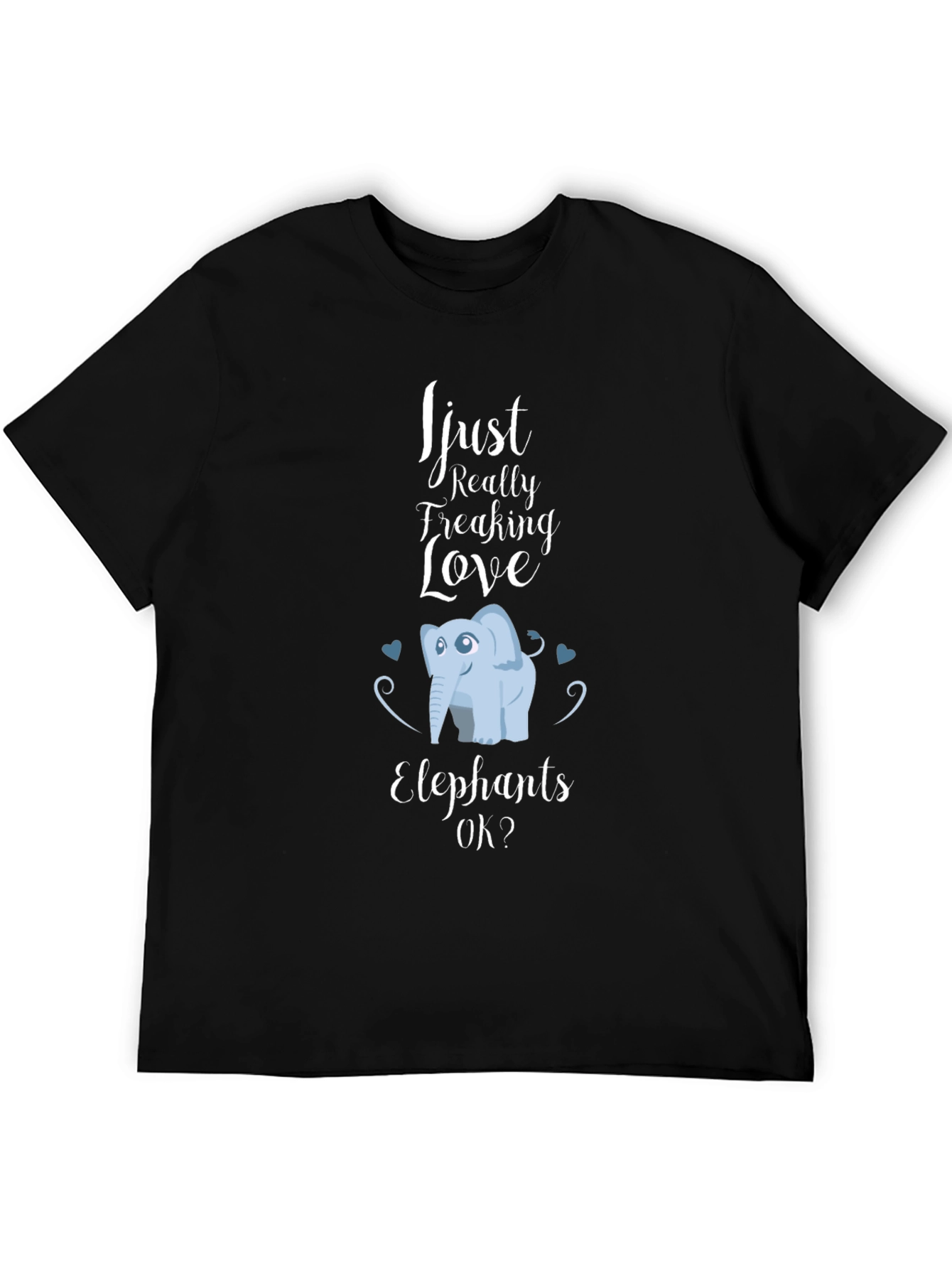 Elephant Lover T-Shirt - Cute Animal Graphic Tee