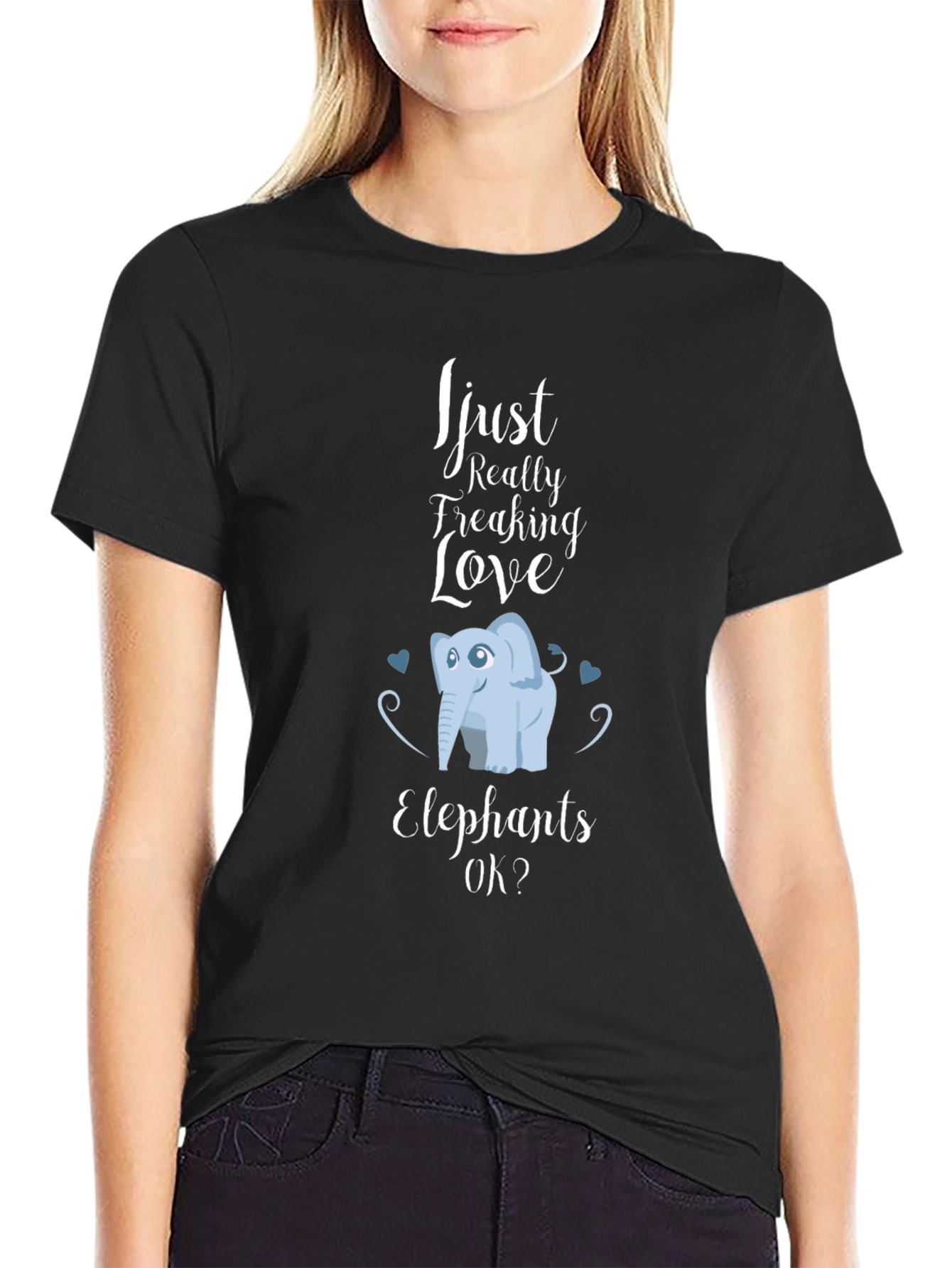 Elephant Lover T-Shirt - Cute Animal Graphic Tee