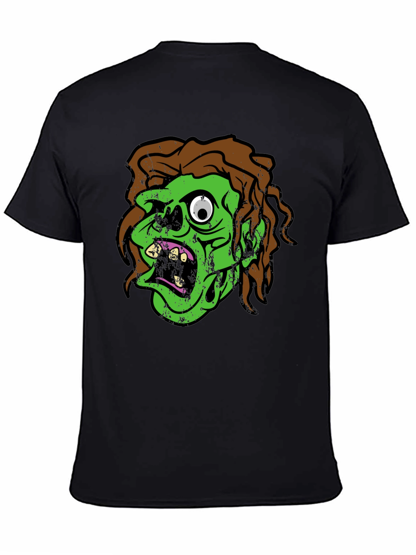 Zombie Graphic T-Shirt - Green Monster