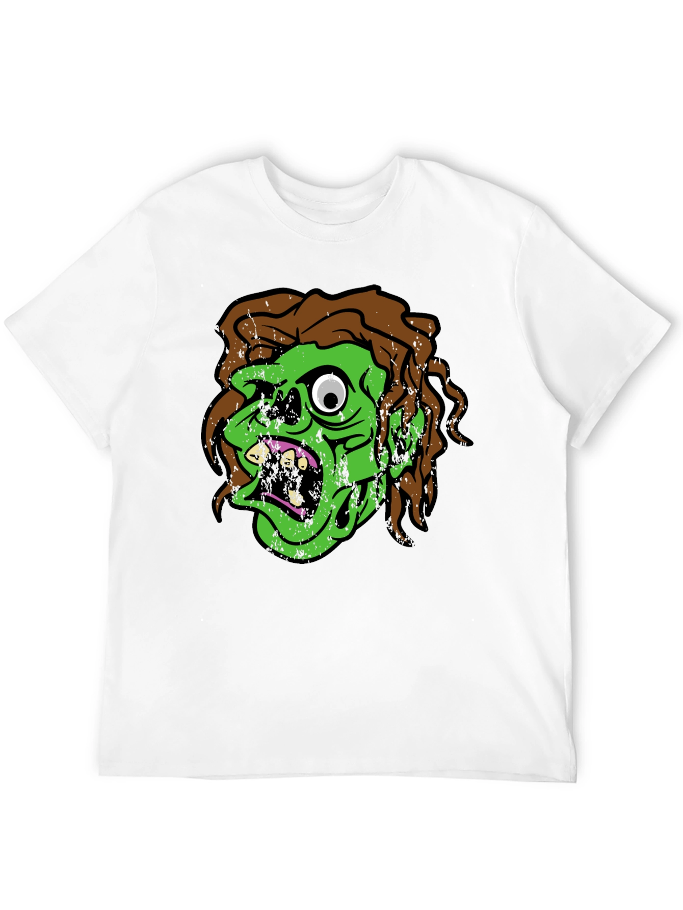 Zombie Graphic T-Shirt - Green Monster