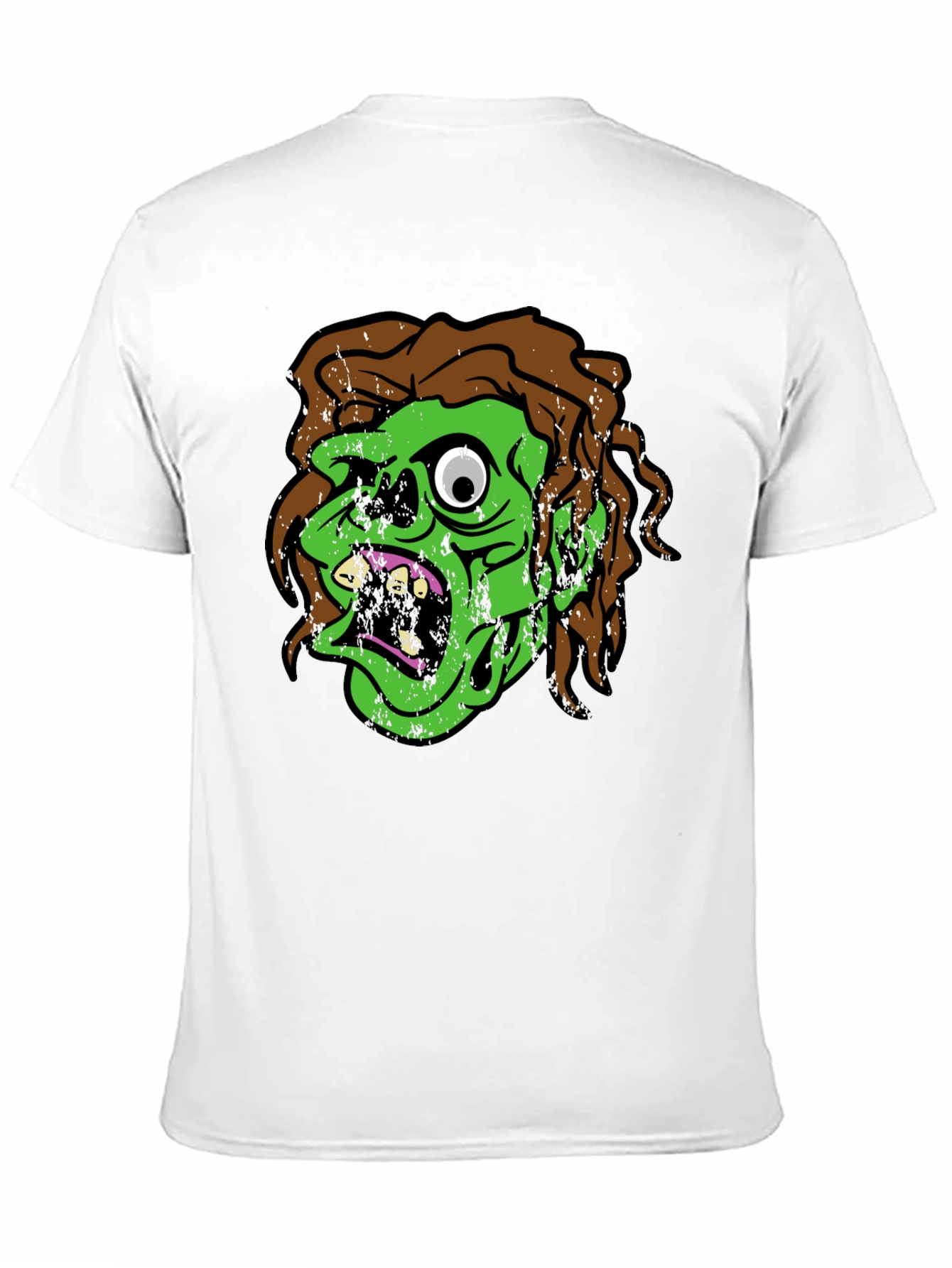 Zombie Graphic T-Shirt - Green Monster