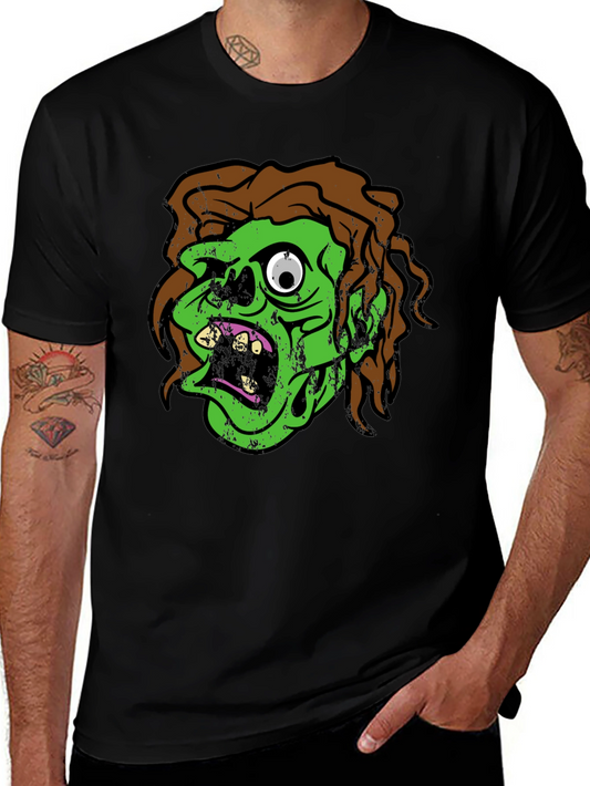 Zombie Graphic T-Shirt - Green Monster