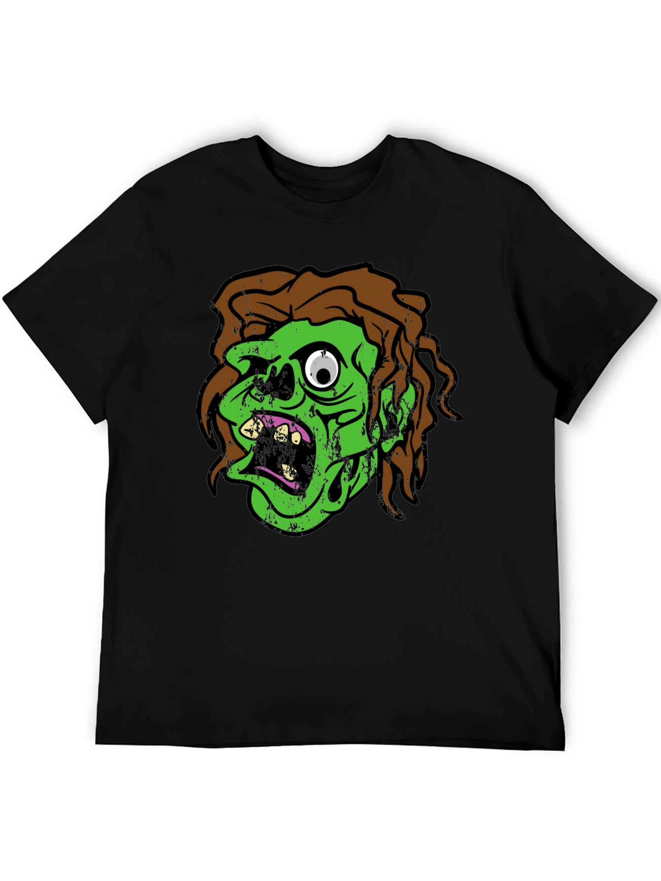 Zombie Graphic T-Shirt - Green Monster