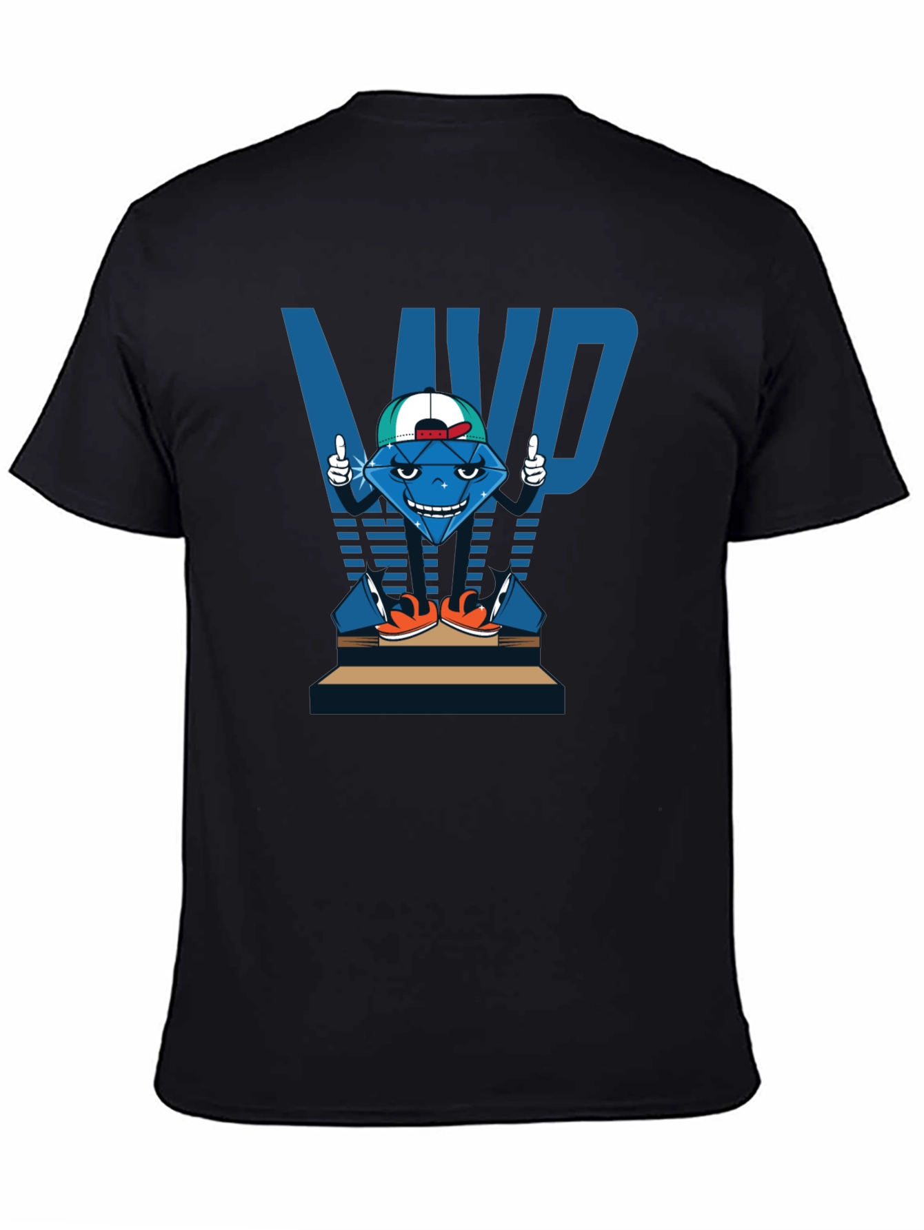Diamond MVP Graphic T-Shirt - Cool Black Tee