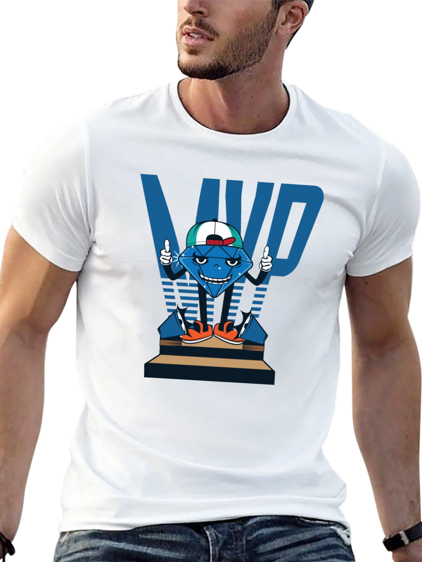 Diamond MVP Graphic T-Shirt - Cool Black Tee