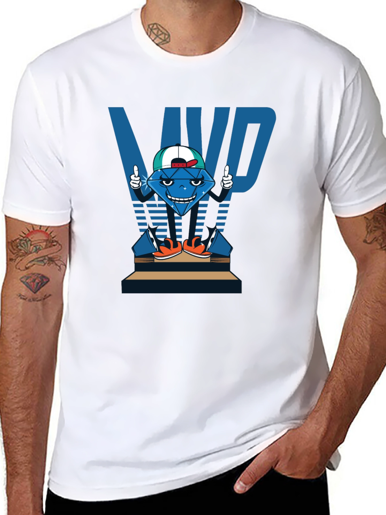 Diamond MVP Graphic T-Shirt - Cool Black Tee