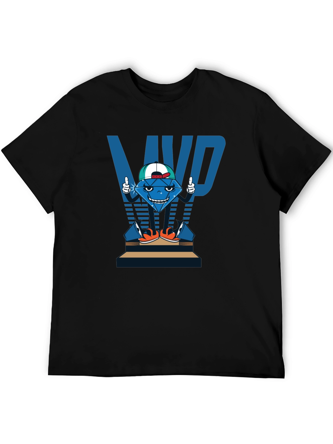 Diamond MVP Graphic T-Shirt - Cool Black Tee