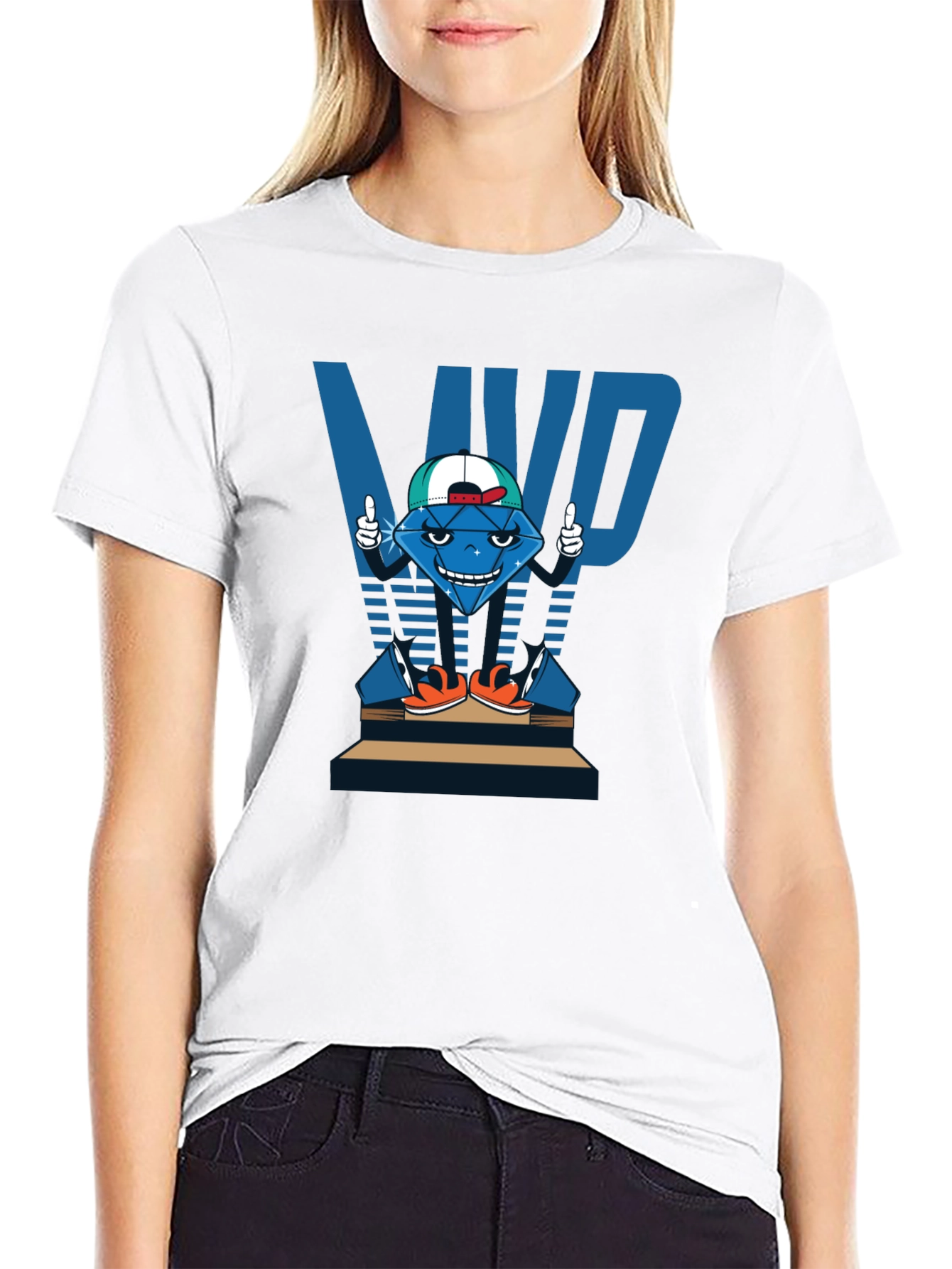 Diamond MVP Graphic T-Shirt - Cool Black Tee