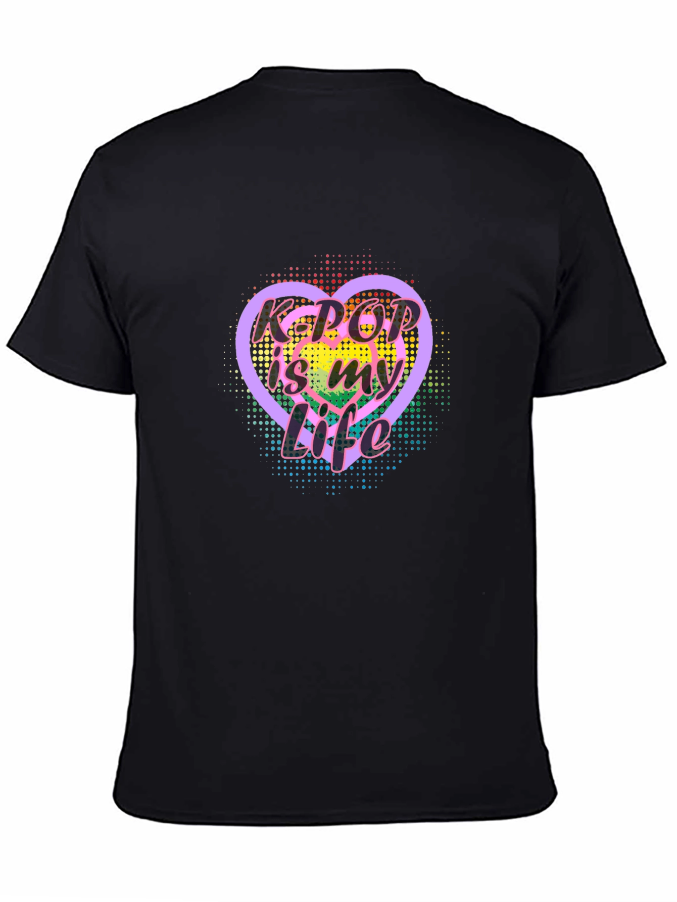 K-Pop is My Life Heart T-Shirt
