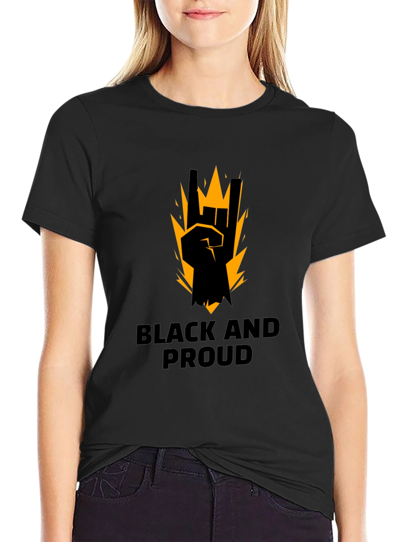 Black and Proud Graphic Tee