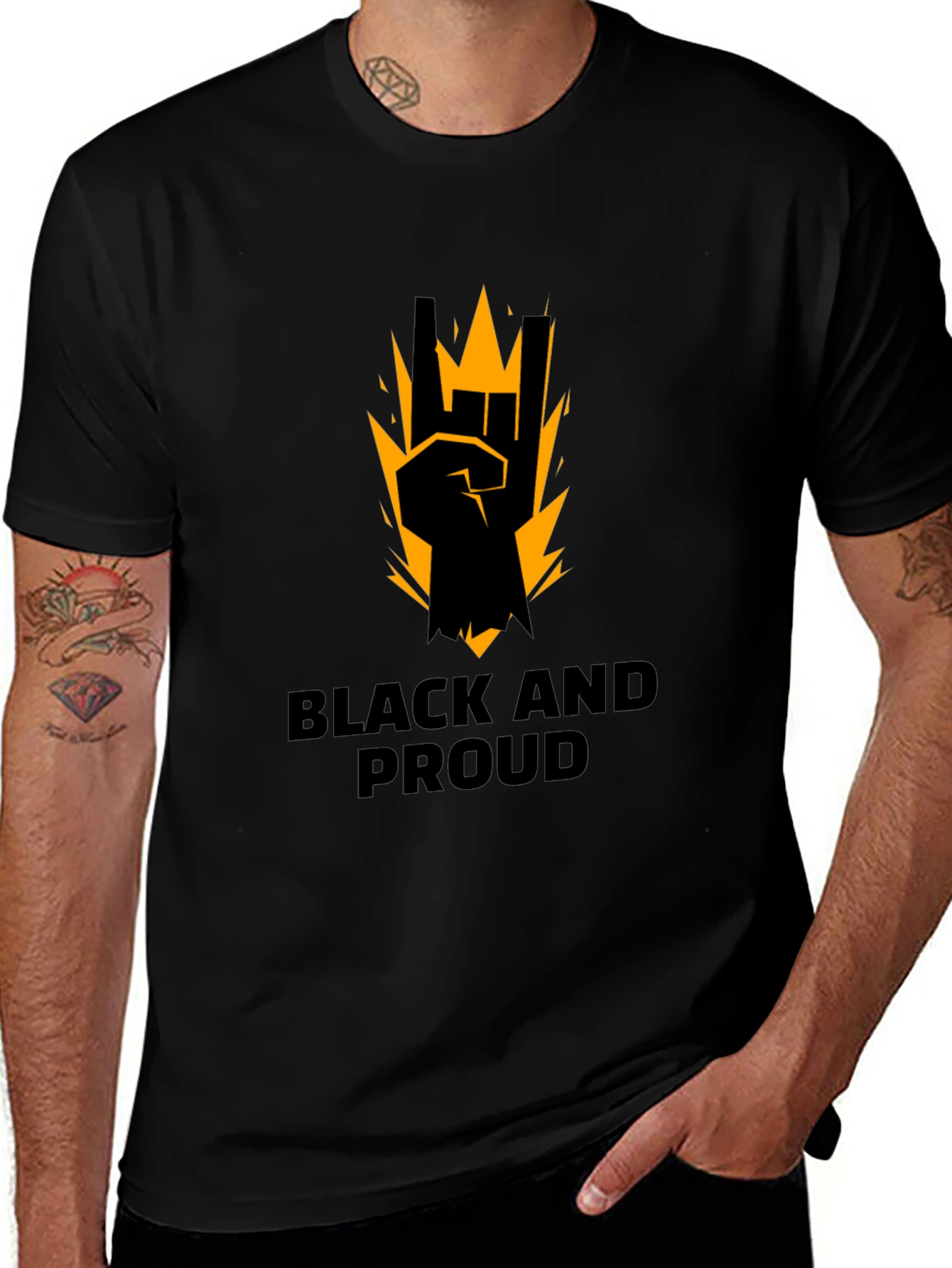 Black and Proud Graphic Tee