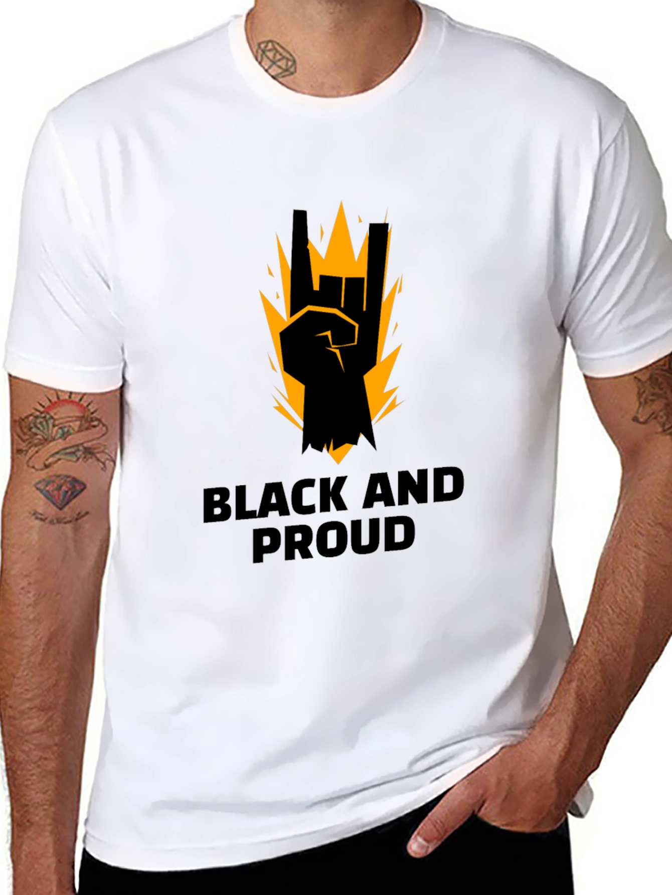 Black and Proud Graphic Tee