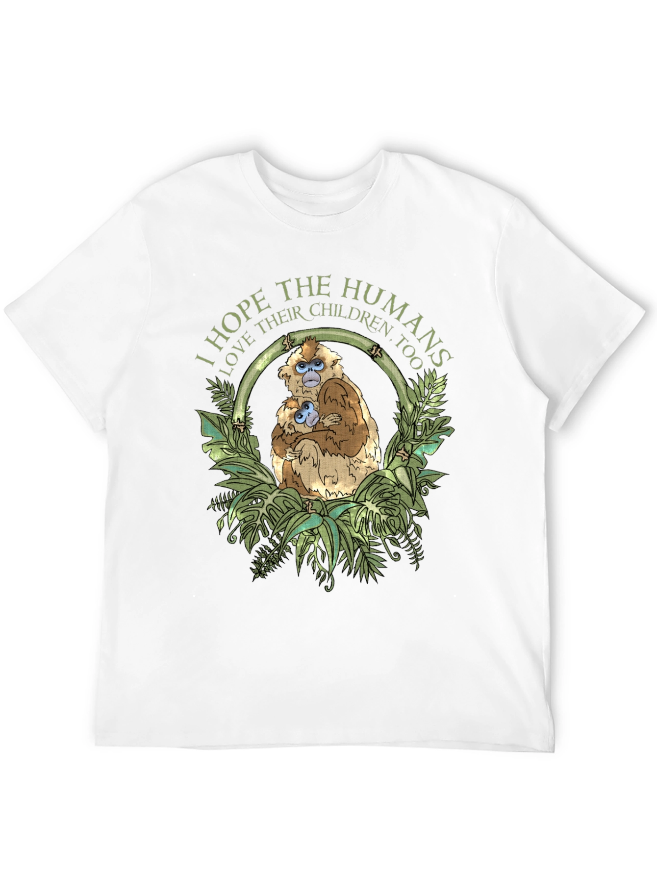 Golden Snub-Nosed Monkey Graphic T-Shirt